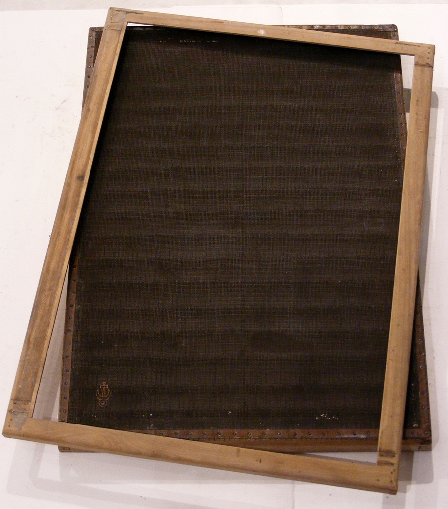 forma per carta a mano, velina - ambito pesciatino (sec. XX)