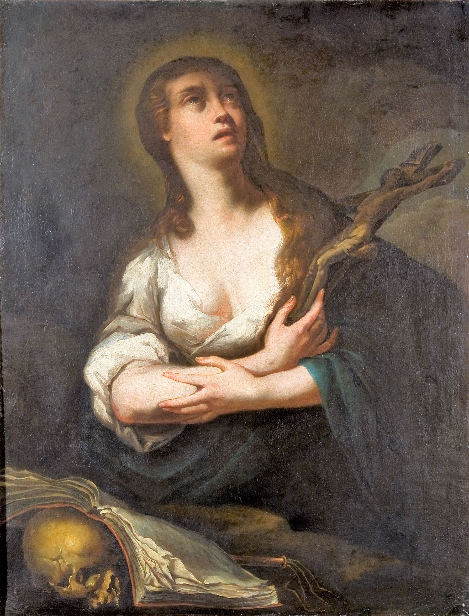 Maddalena penitente (dipinto, opera isolata) di Giordano Luca (attribuito) (terzo quarto XVII)