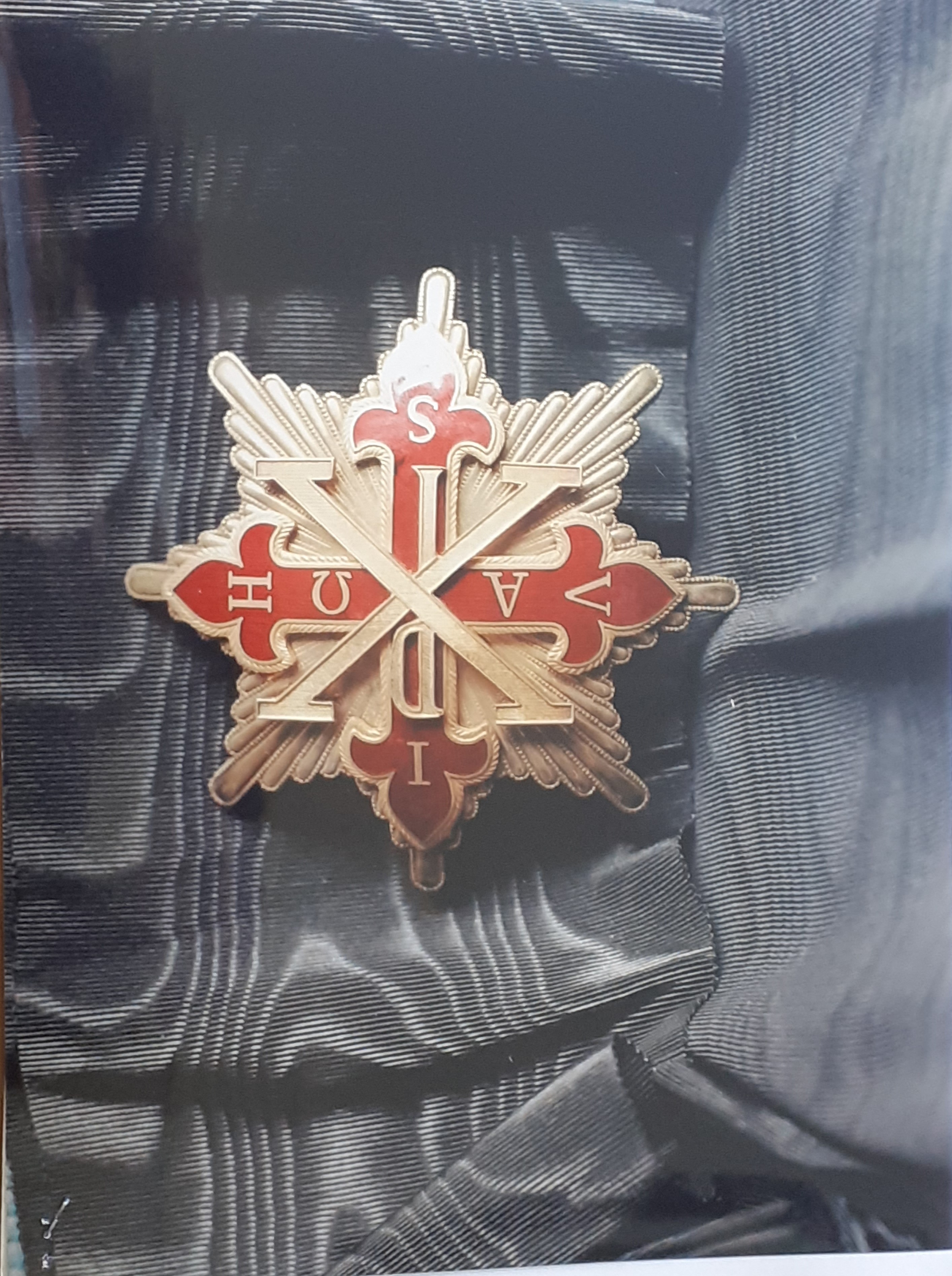 Placca del Sacro Ordine Militare Costantiniano di S. Giorgio (cimelio militare) - ambito romano (prima metà XX Secolo)