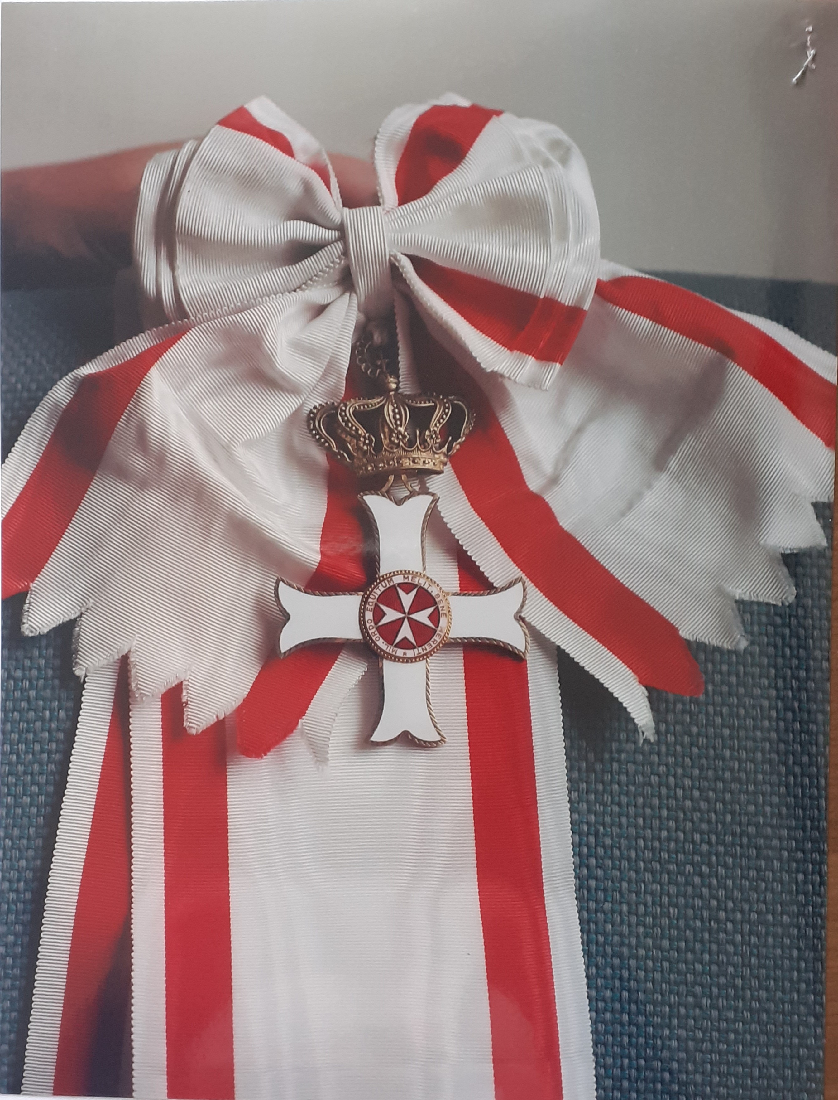 Fascia dell'Ordine Melitense dell'Ordine di Malta (cimelio militare) - ambito romano (prima metà XX Secolo)