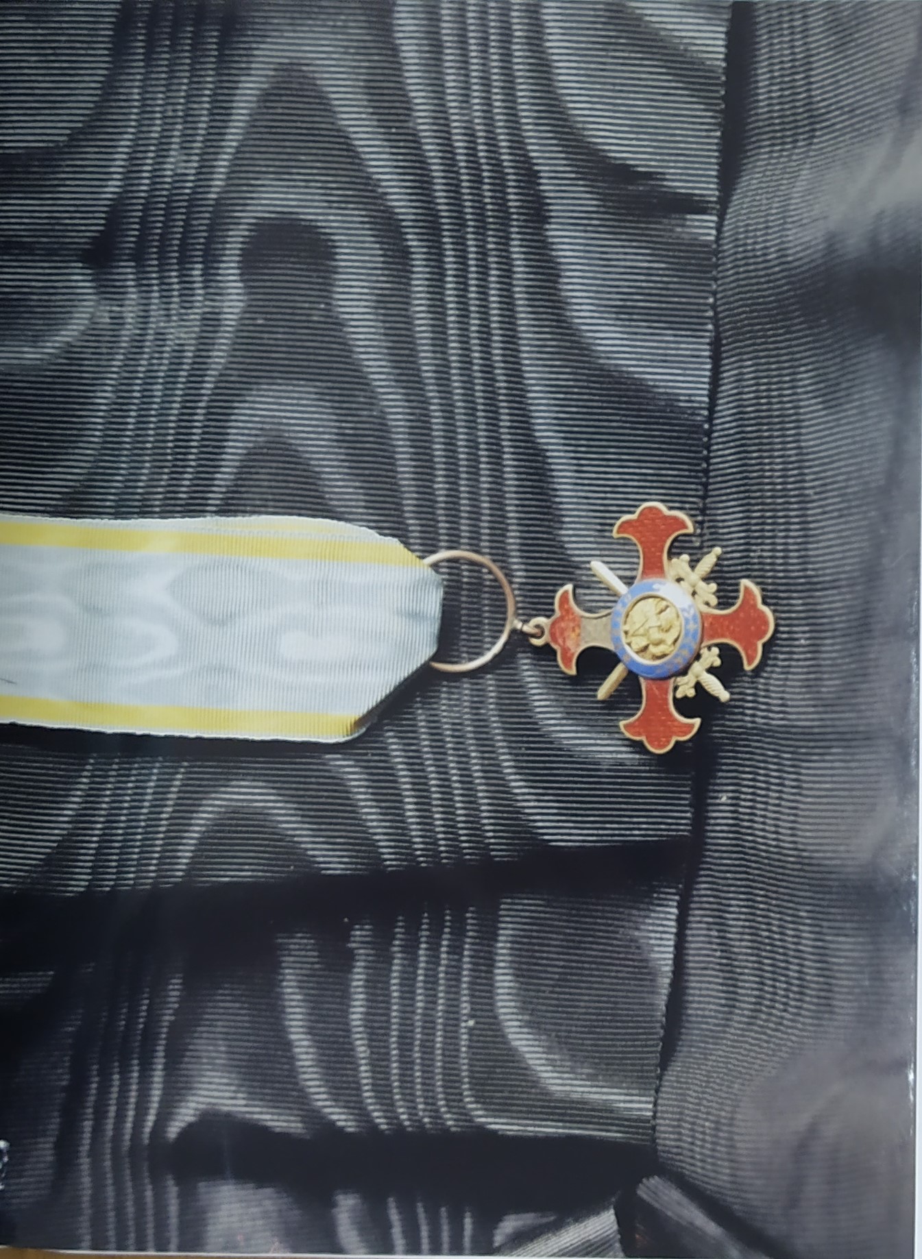 Croce di cavaliere dell' Ordine di S. Giorgio della Riunione (cimelio militare) - ambito romano (prima metà XX Secolo)