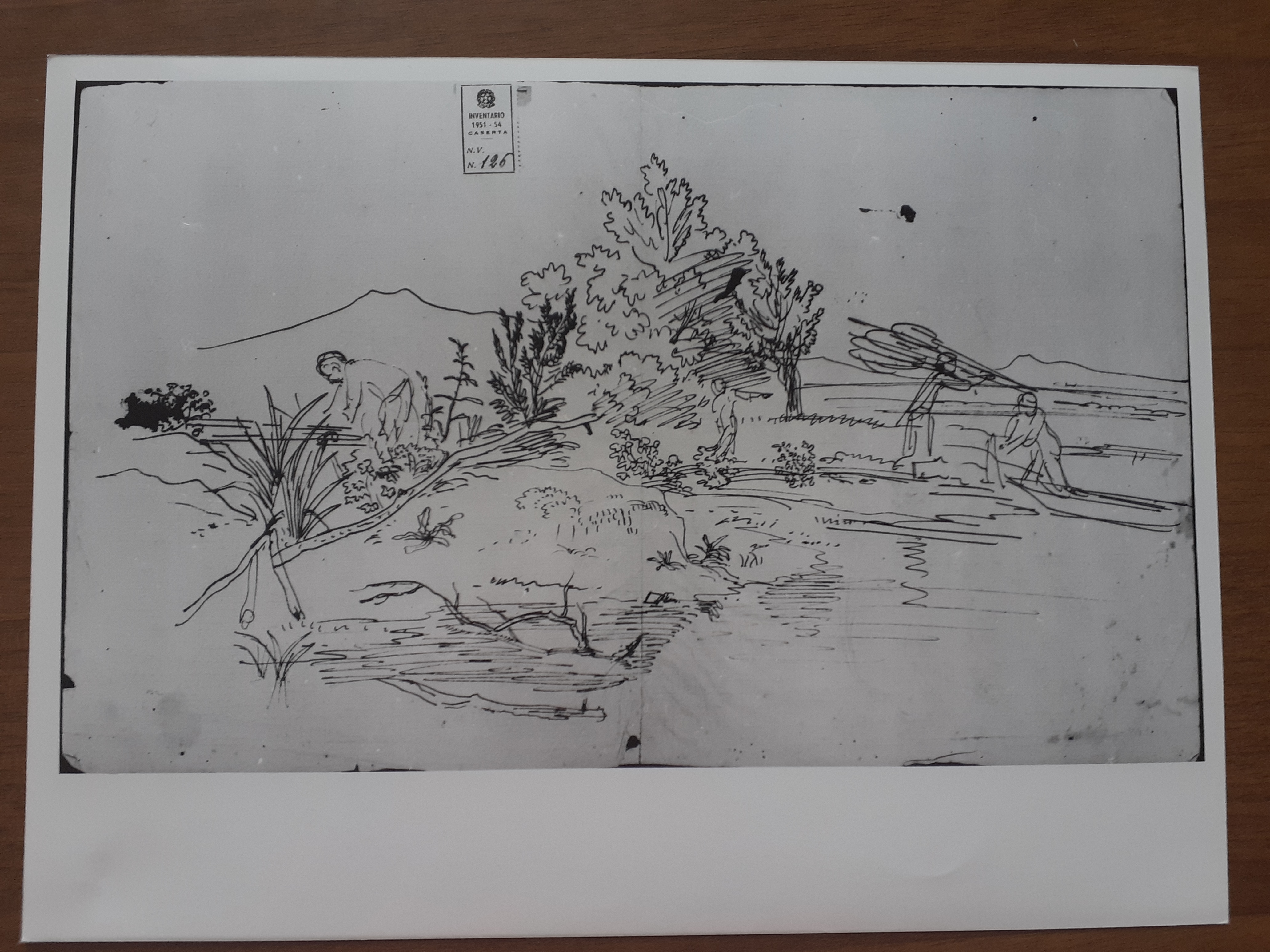 disegno di van Wittel Gaspar (XVII sec)