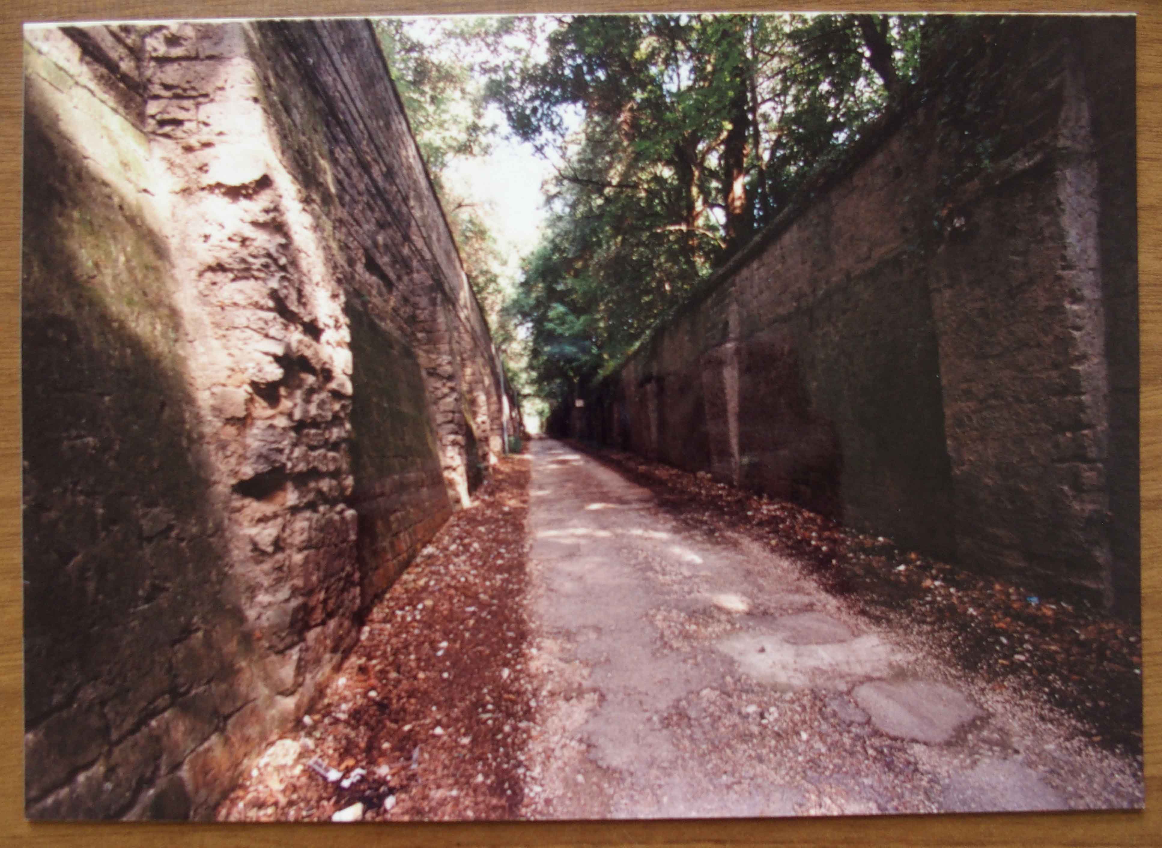 Muro di recinzione, Fabbrica del circondario (muro) - Caserta (CE) 