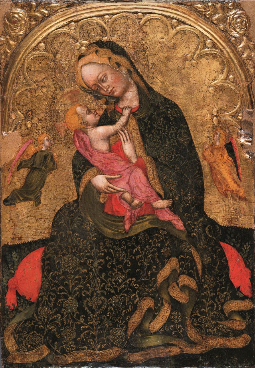 Madonna dell'Umiltà, Madonna con Bambino (dipinto, opera isolata) di Zanino di Pietro (XV)