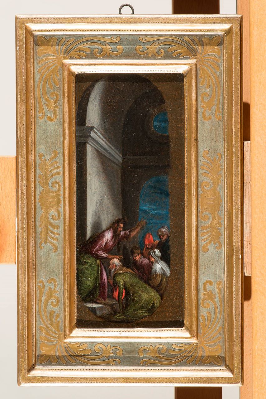 Predica di San Paolo, San Paolo e i fedeli (dipinto, opera isolata) di Dal Ponte Jacopo detto Jacopo Bassano (XVI)