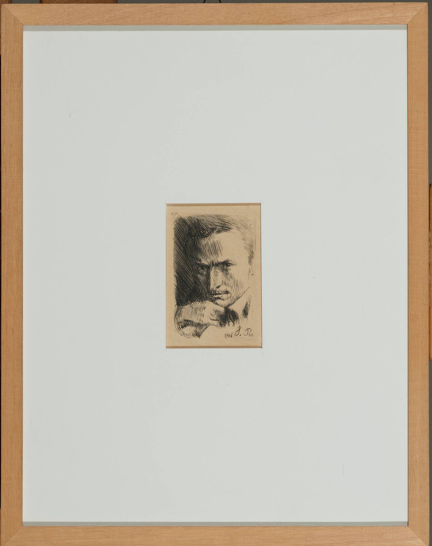 Autoritratto, autoritratto (stampa, opera isolata) di Semeghini Pio (XX)