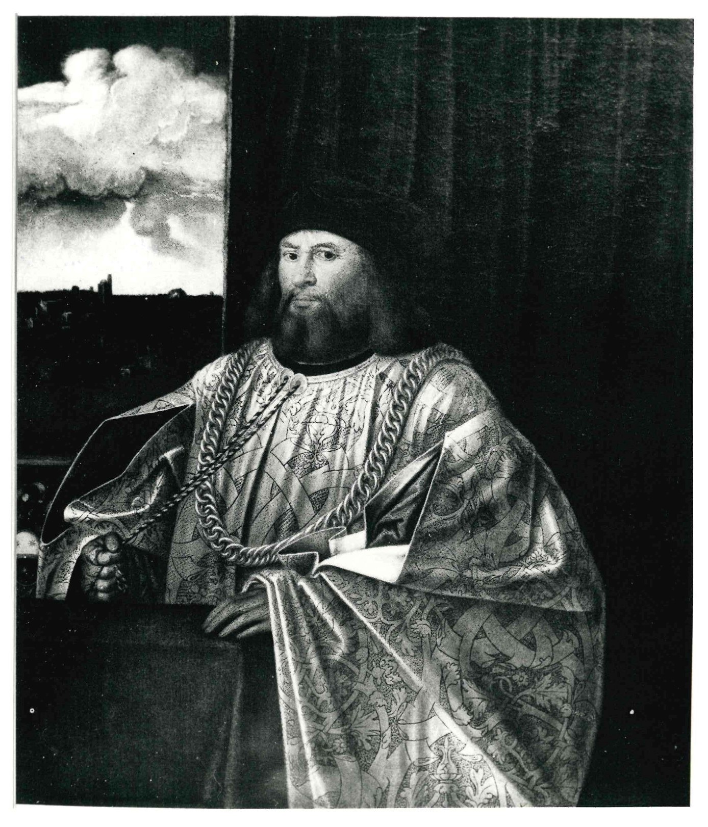 Ritratto di un senatore veneto (dipinto, opera isolata) di Cariani, Giovanni (metà XVI)
