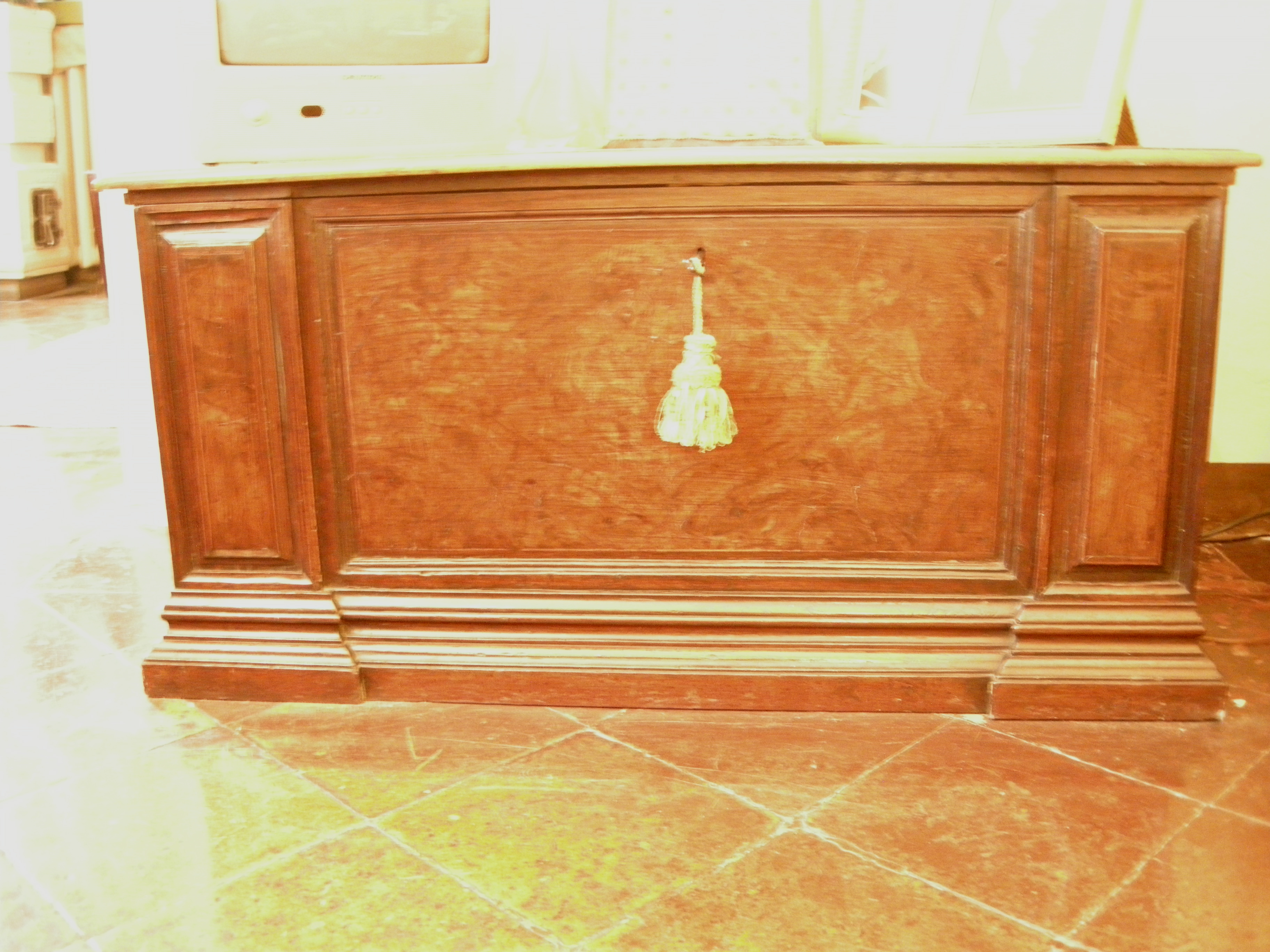 cassapanca, opera isolata - manifattura emiliano-romagnola (fine sec. XVII)