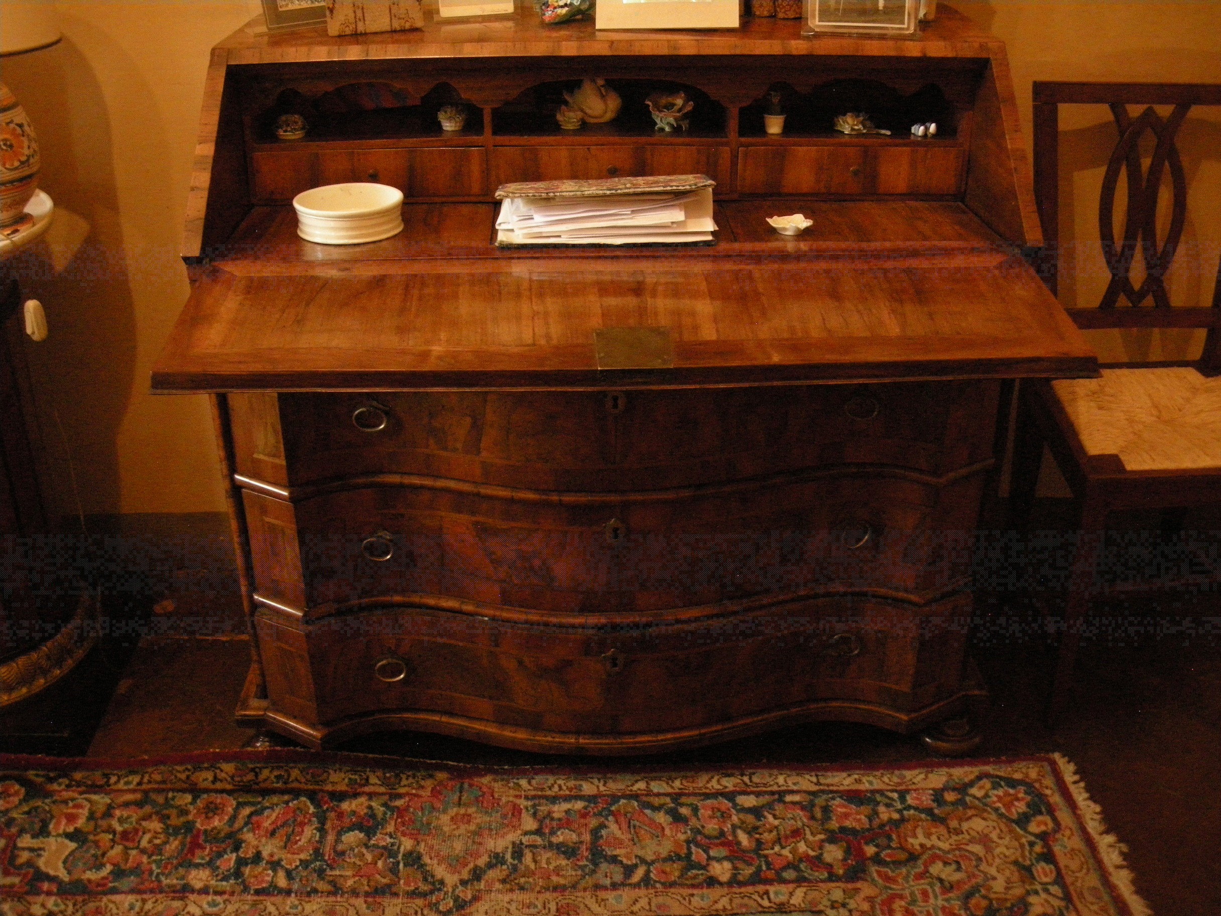 bureau, opera isolata - manifattura ferrarese (sec. XVIII)