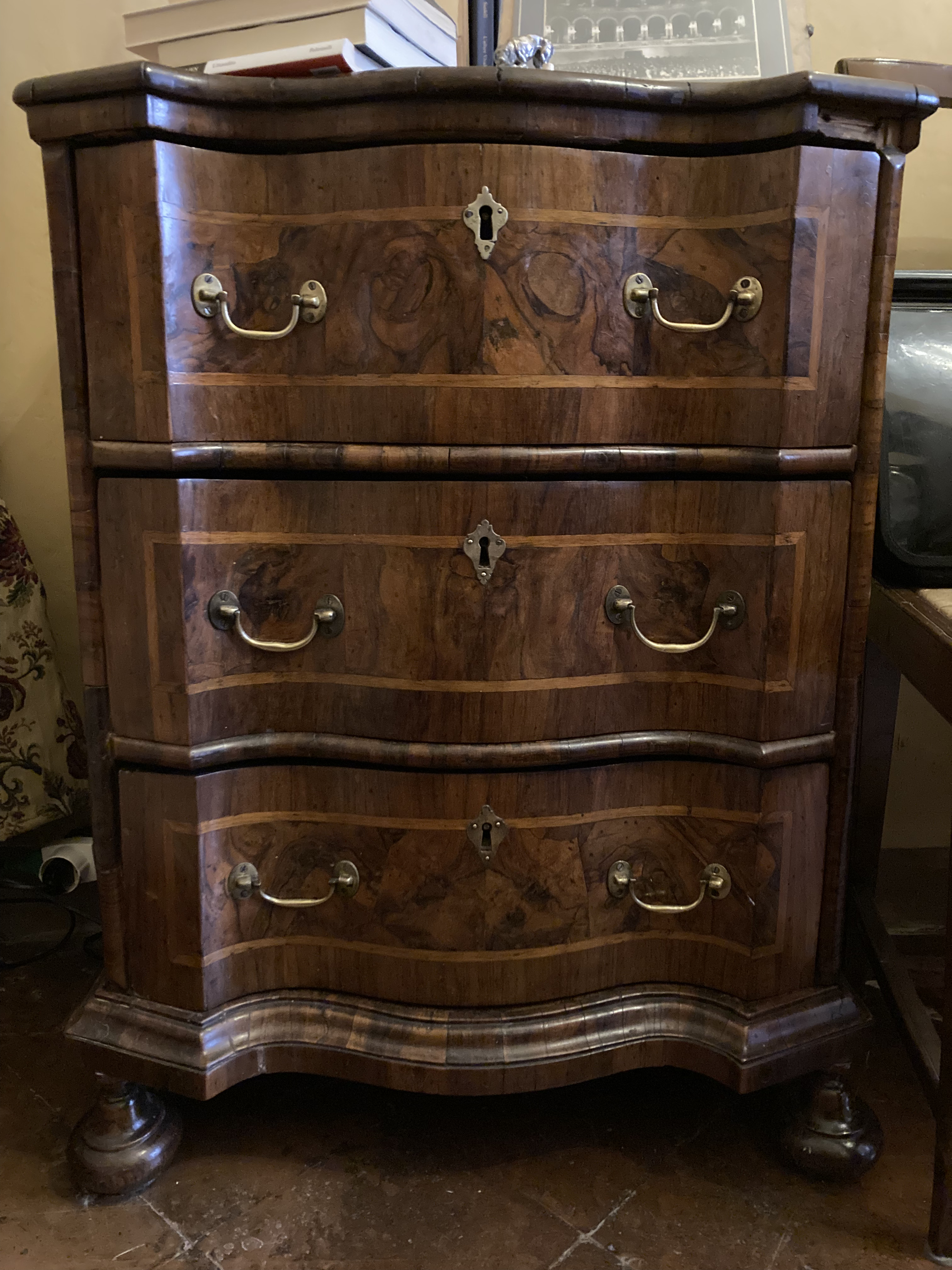 comodino, opera isolata - manifattura emiliana (sec. XVIII)