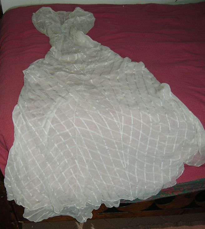 motivi decorativi geometrici (camicia da notte) di Laboratorio Sangiorgi (anni venti sec. XX)