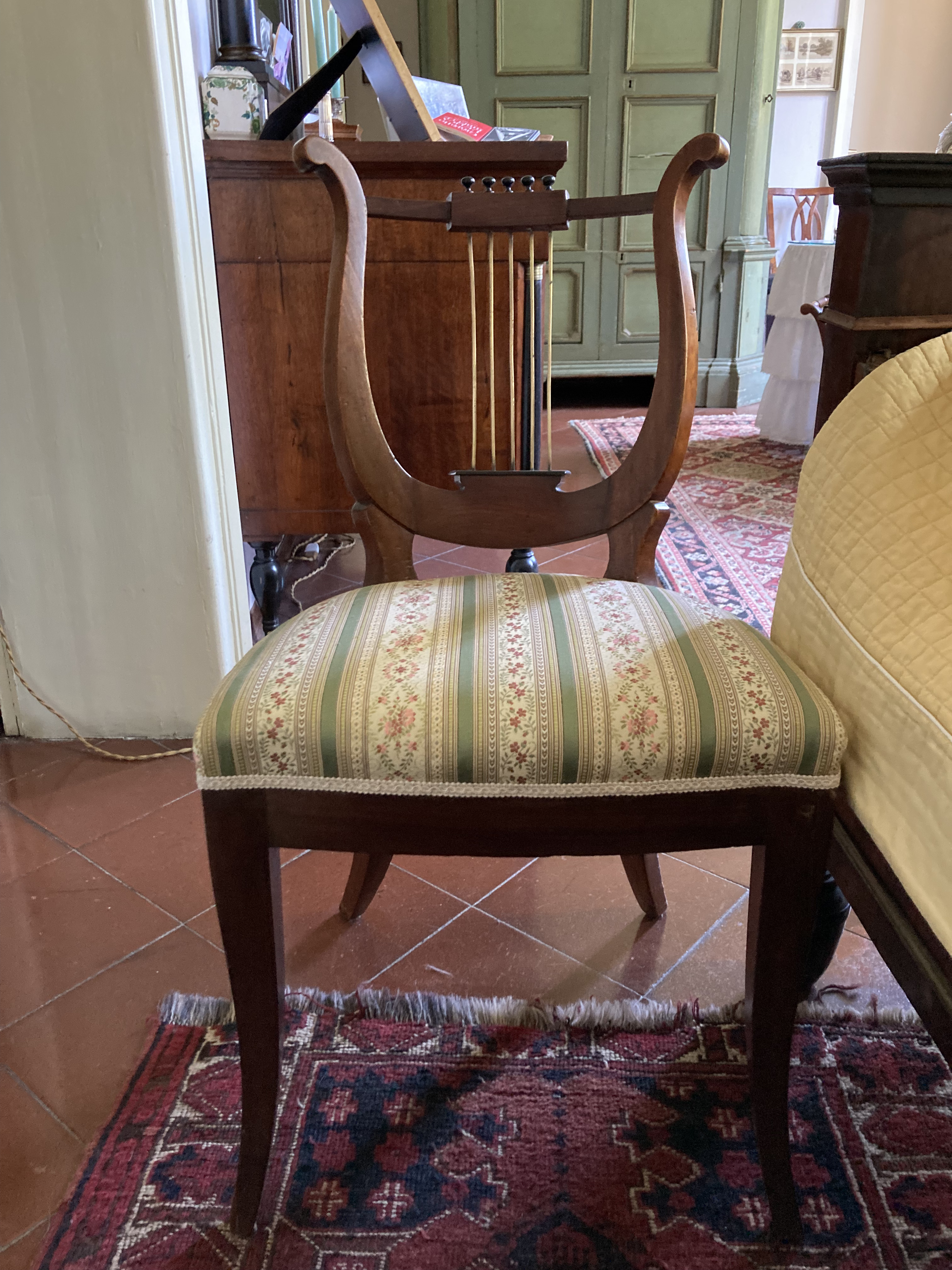 sedia, coppia - manifattura italiana (fine/ inizio secc. XVIII/ XIX)