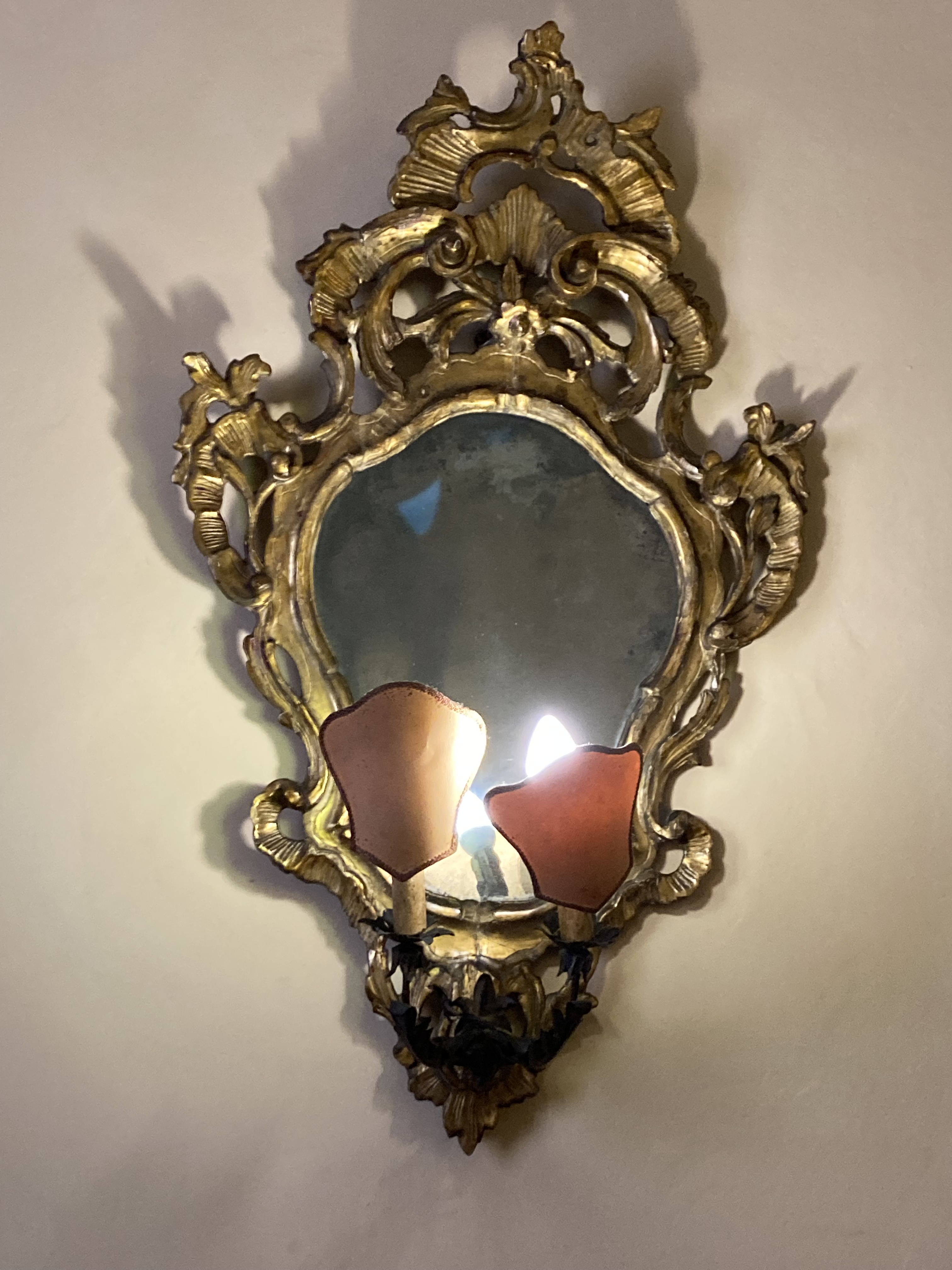 specchiera girandole, serie - manifattura emiliano-romagnola (sec. XVIII)