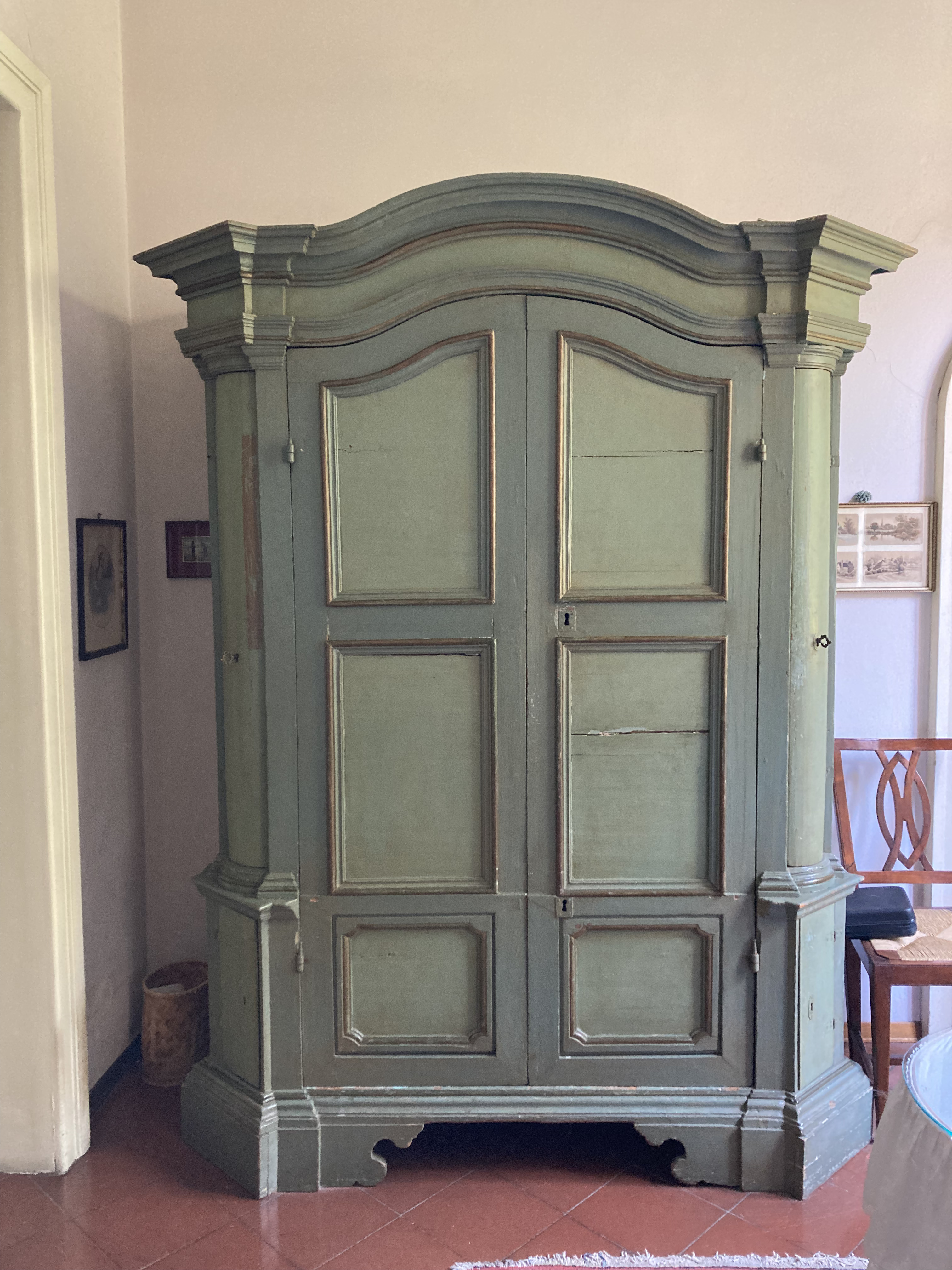 armadio, opera isolata - manifattura italiana (ultimo quarto sec. XVII)