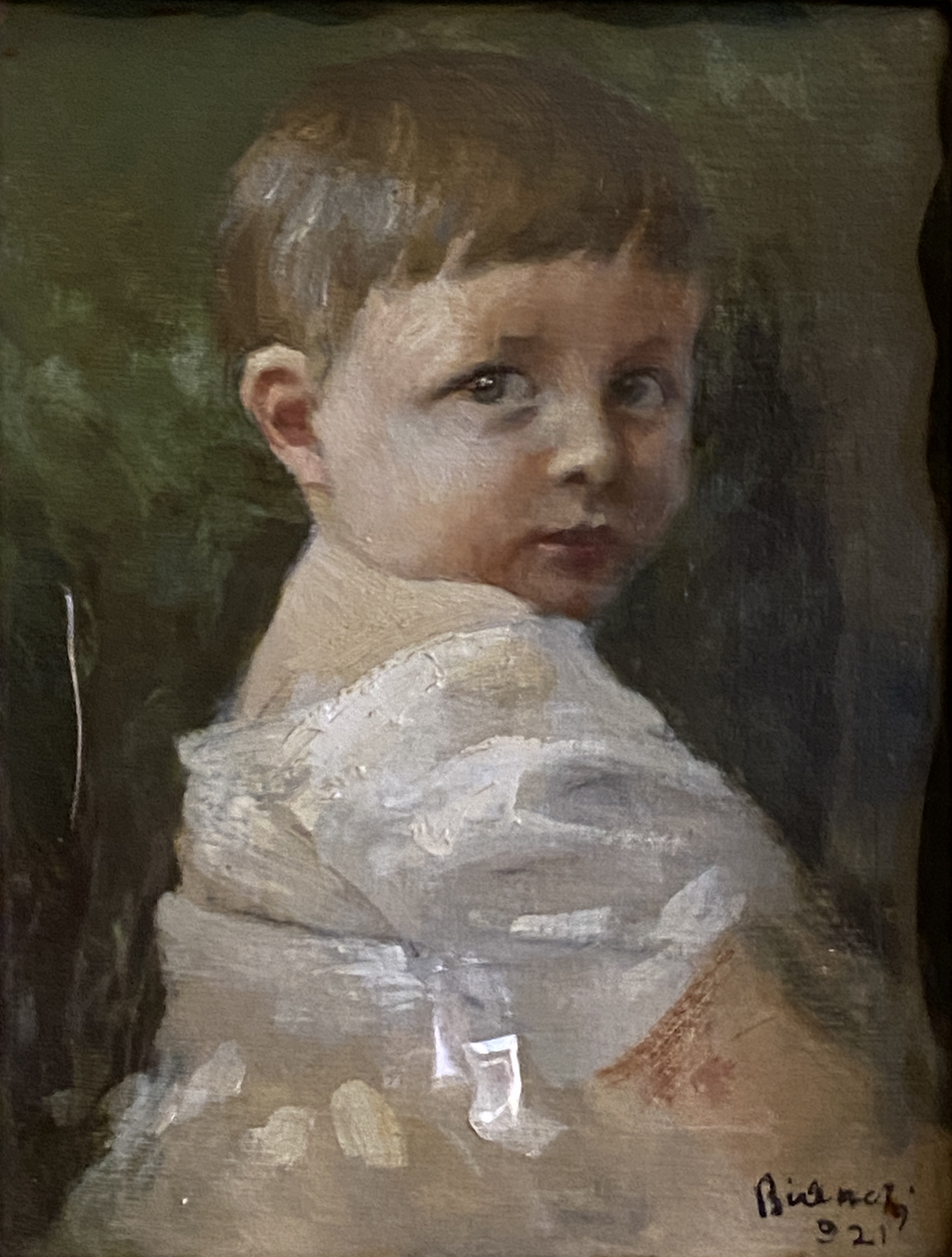 Ritratto di Ettore Bianchi (dipinto, opera isolata) di Bianchi Alberto (anni venti sec. XX)