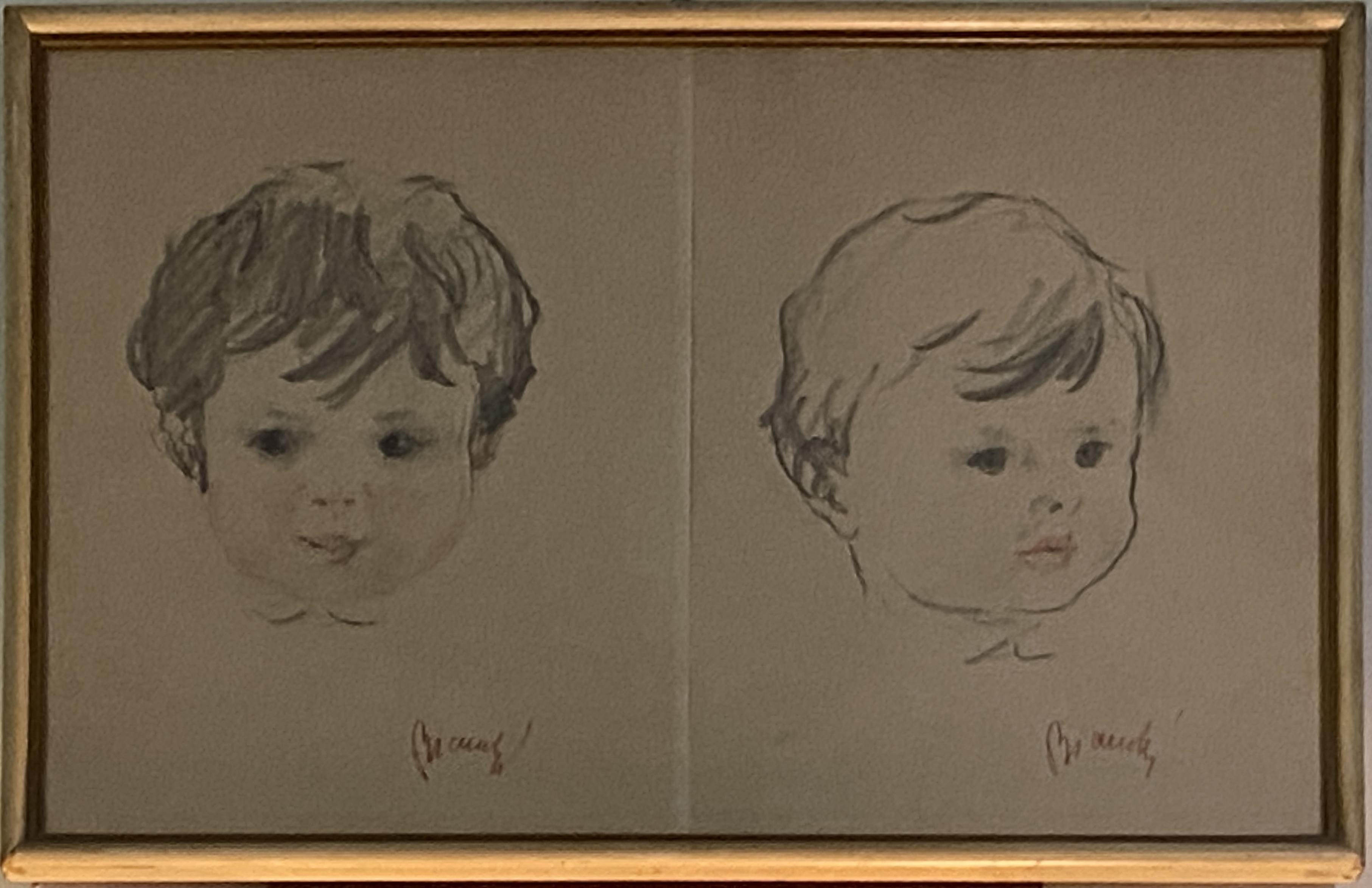 Ritratto di Maria Virginia Cardi (dipinto, coppia) di Bianchi Alberto (anni cinquanta sec. XX)