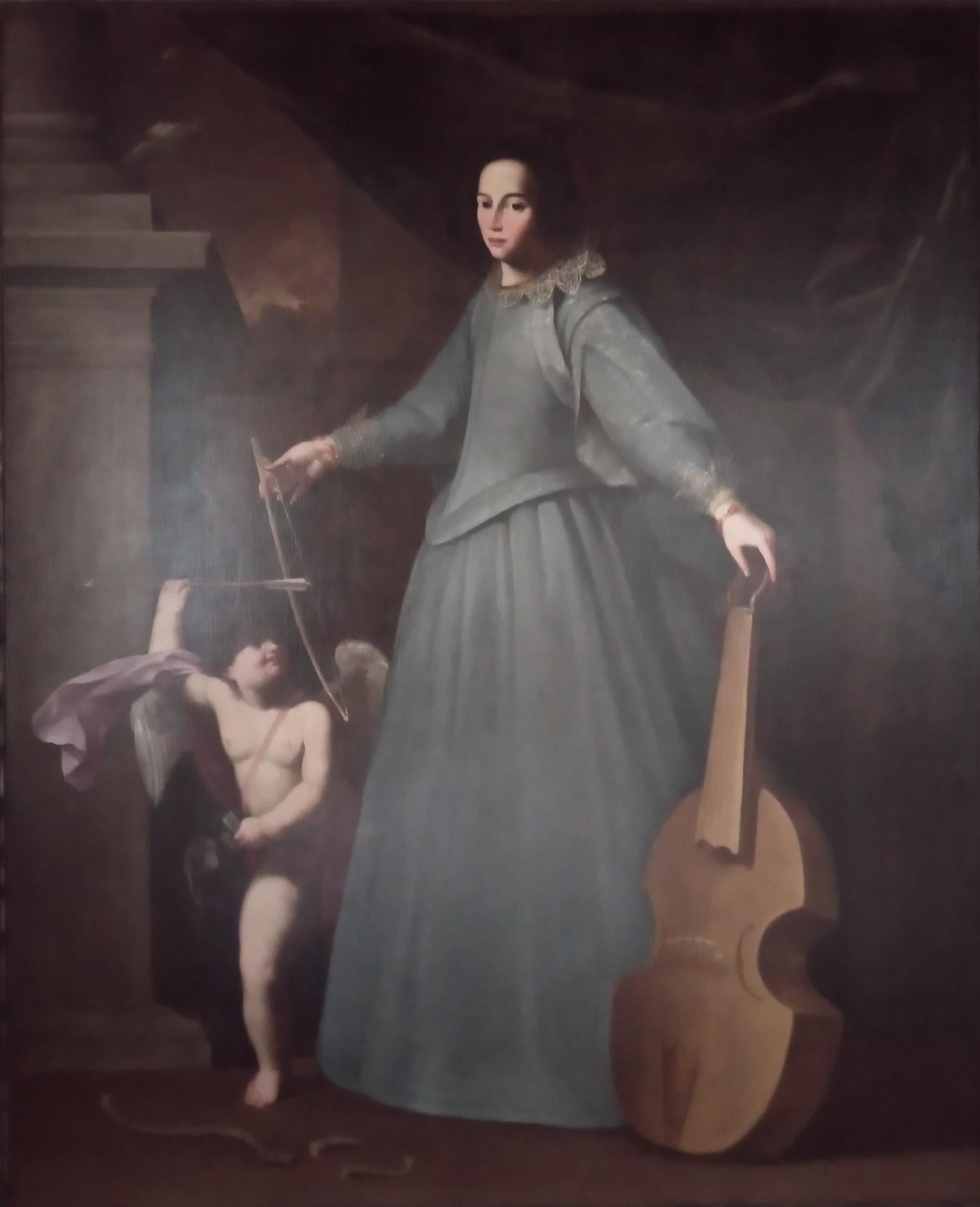 ritratto della cantante Eleonora Baroni (dipinto, opera isolata) di Fabio della Corgna (attribuito) (XVII)