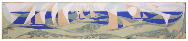 Linee forza di mare, Studi sul mare (dipinto) di Balla, Giacomo (prima metà XX)