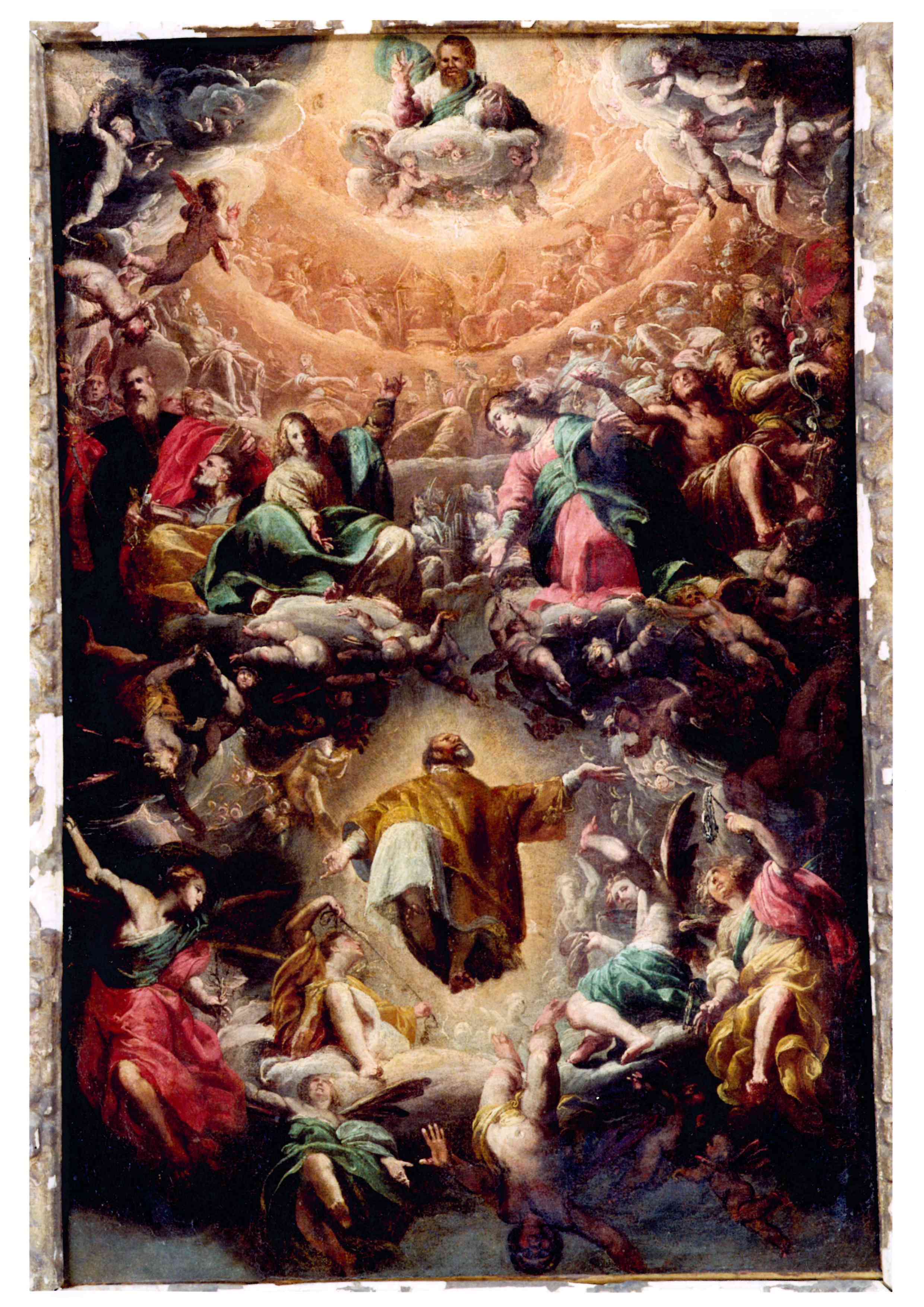 Apoteosi di San Filippo, Apoteosi di San Filippo (dipinto) di Inchiocchio, Gian Giacomo detto Il Barbelli (prima metà XVII)