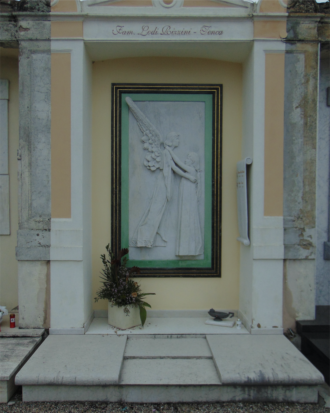 monumento funebre - a lastra di Cerati, Carlo (fine XIX)