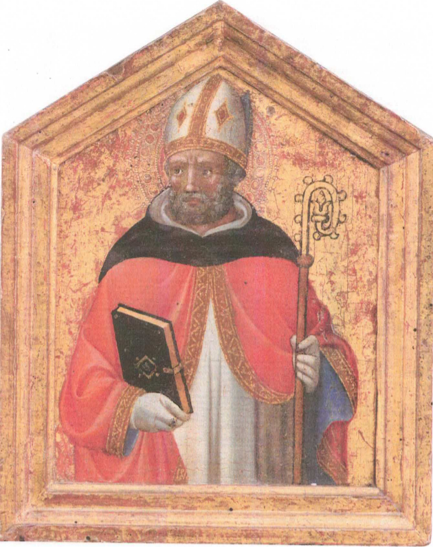 Sant'Agostino, Sant'Agostino (dipinto, opera isolata) di Battista di Gerio - ambito toscano (primo quarto XV)