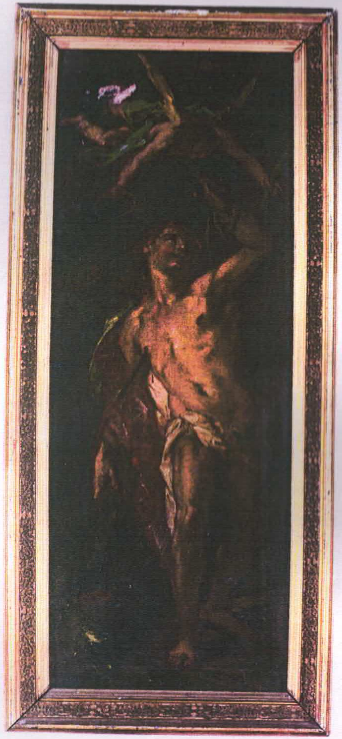 San Sebastiano, San Sebastiano (dipinto, coppia) di Bazzani Giuseppe (scuola) - ambito bolognese-emiliano (metà XVIII)