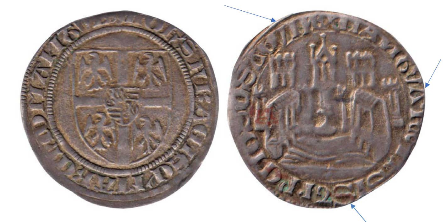 moneta - 1 Grosso - Zecca di Mantova (prima metà SECOLI/ XV)