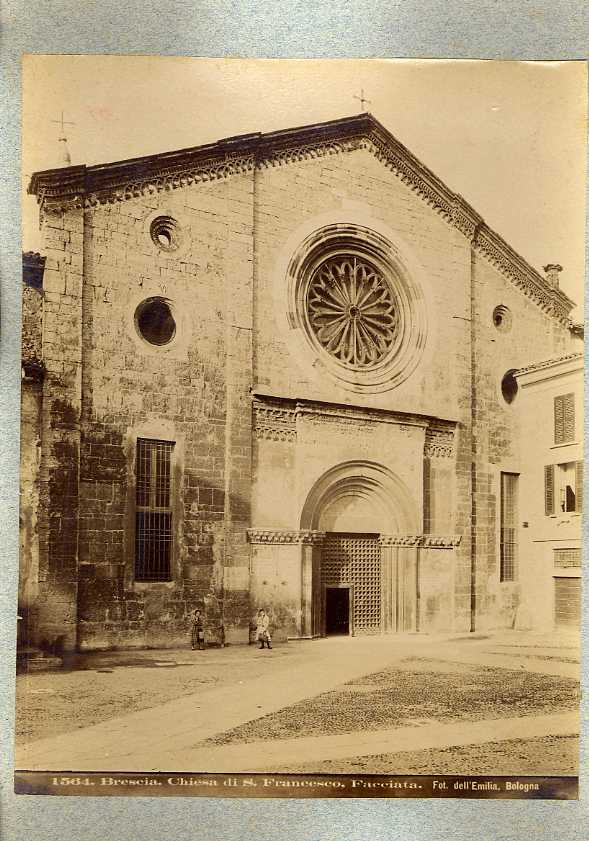Lombardia-Brescia-Chiesa di San Francesco (positivo) di Poppi, Pietro (fine/ inizio XIX-XX)
