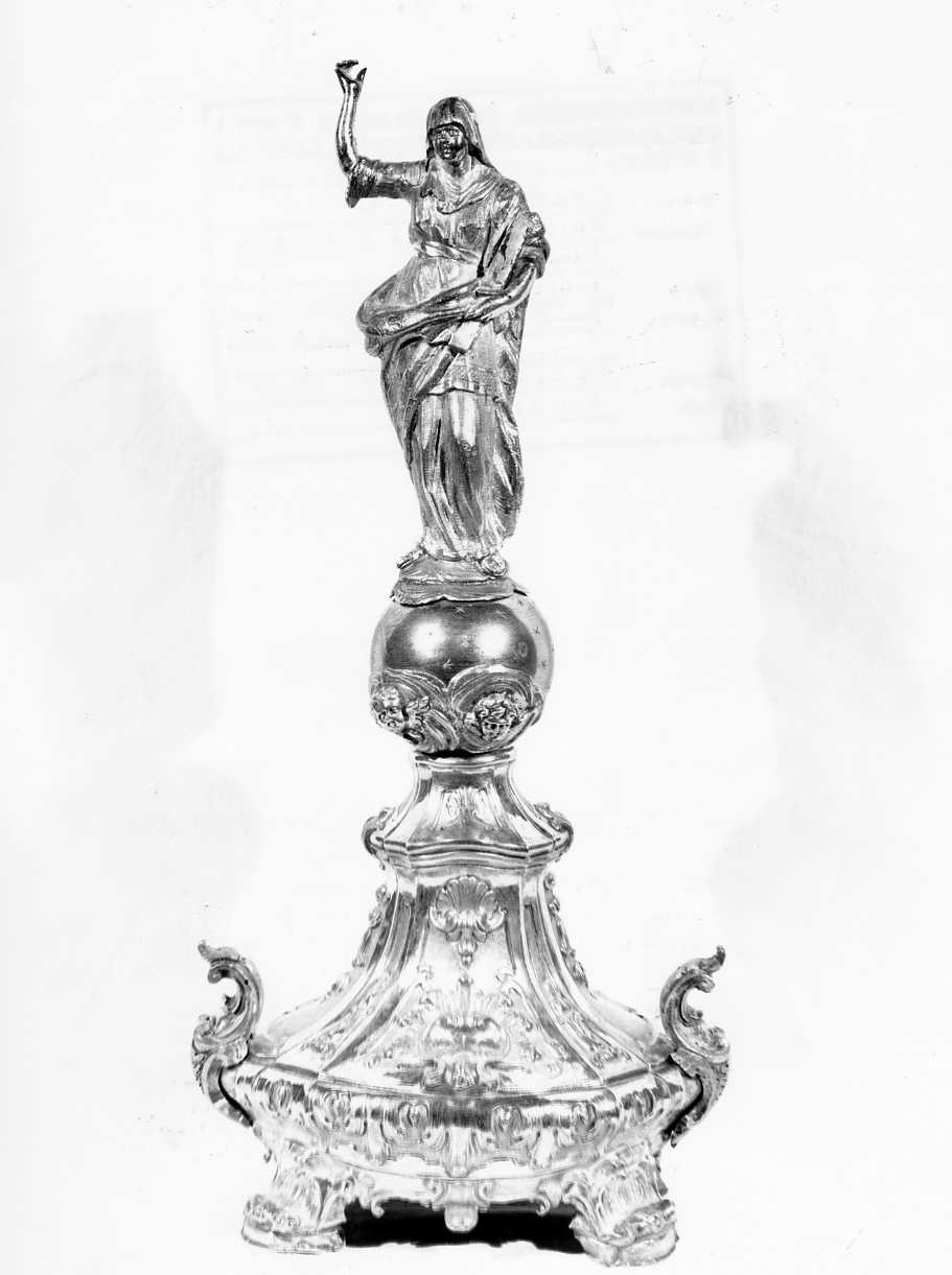 base di ostensorio di Iodice Gioacchino (attribuito) (secc. XVIII/ XIX)