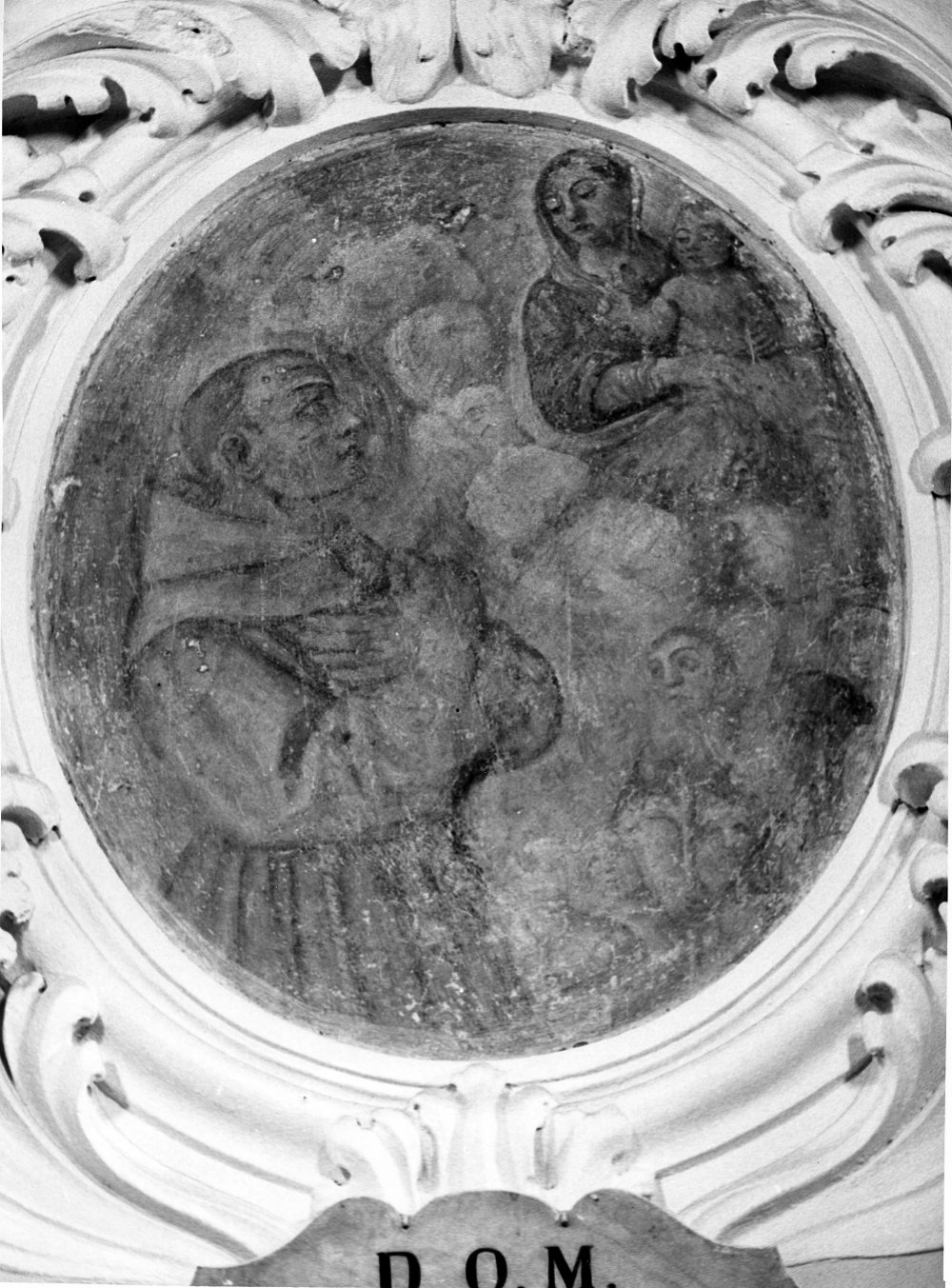 apparizione della Madonna con Bambino a Sant'Antonio da Padova (dipinto) - ambito italiano (sec. XIX)