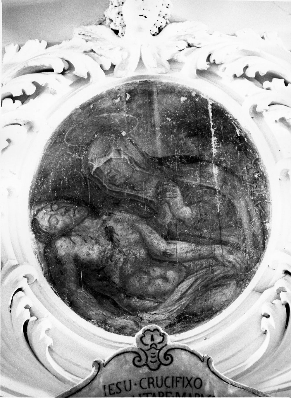 Cristo in pietà (dipinto) - ambito Italia meridionale (sec. XVIII)