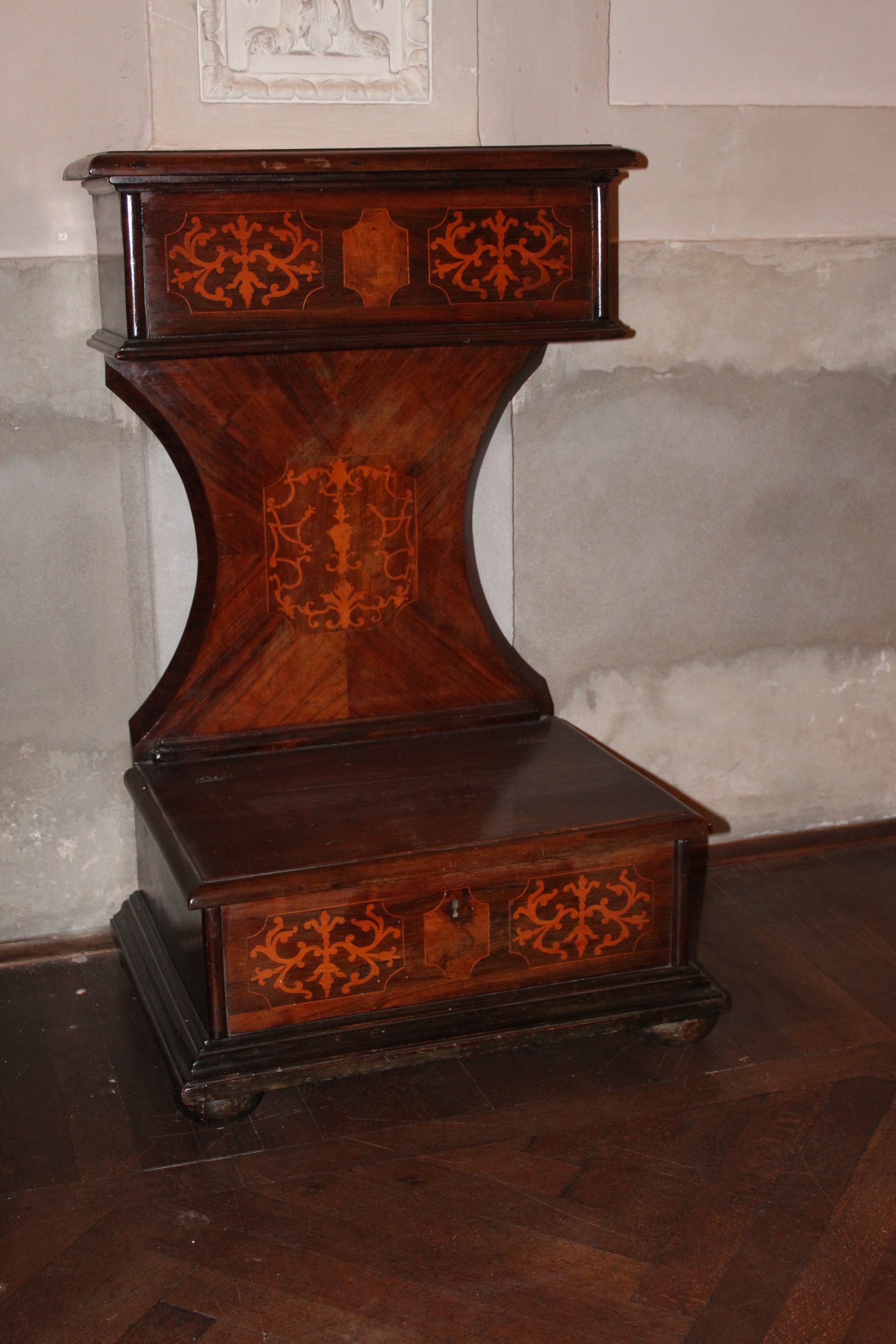 inginocchiatoio, coppia - bottega romagnola (XVIII)