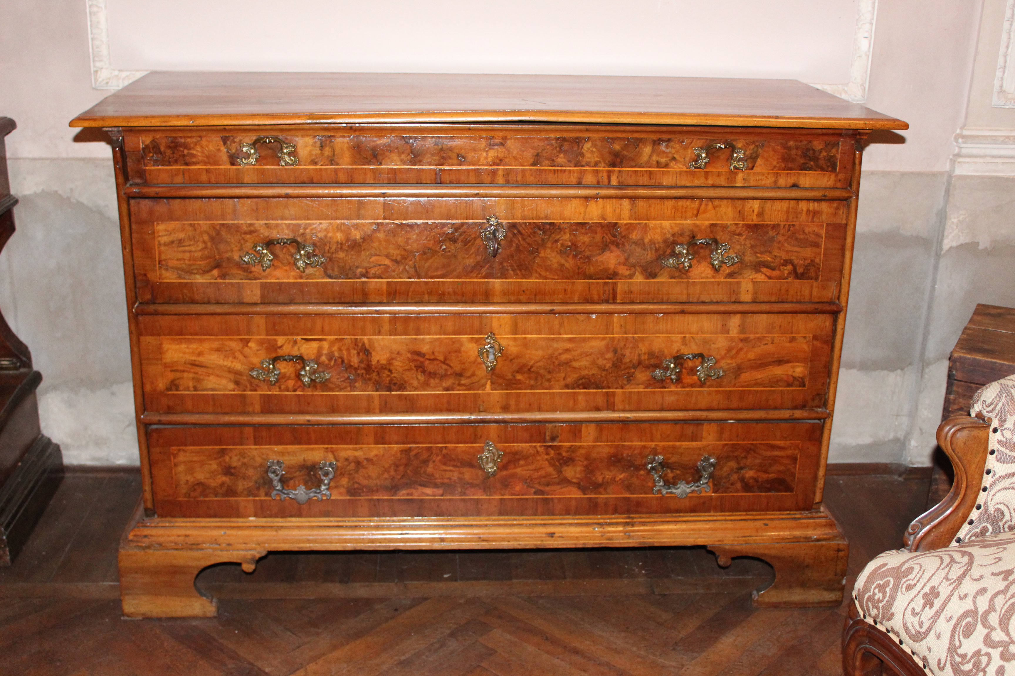 cassettone, opera isolata - bottega romagnola (seconda metà XIX)