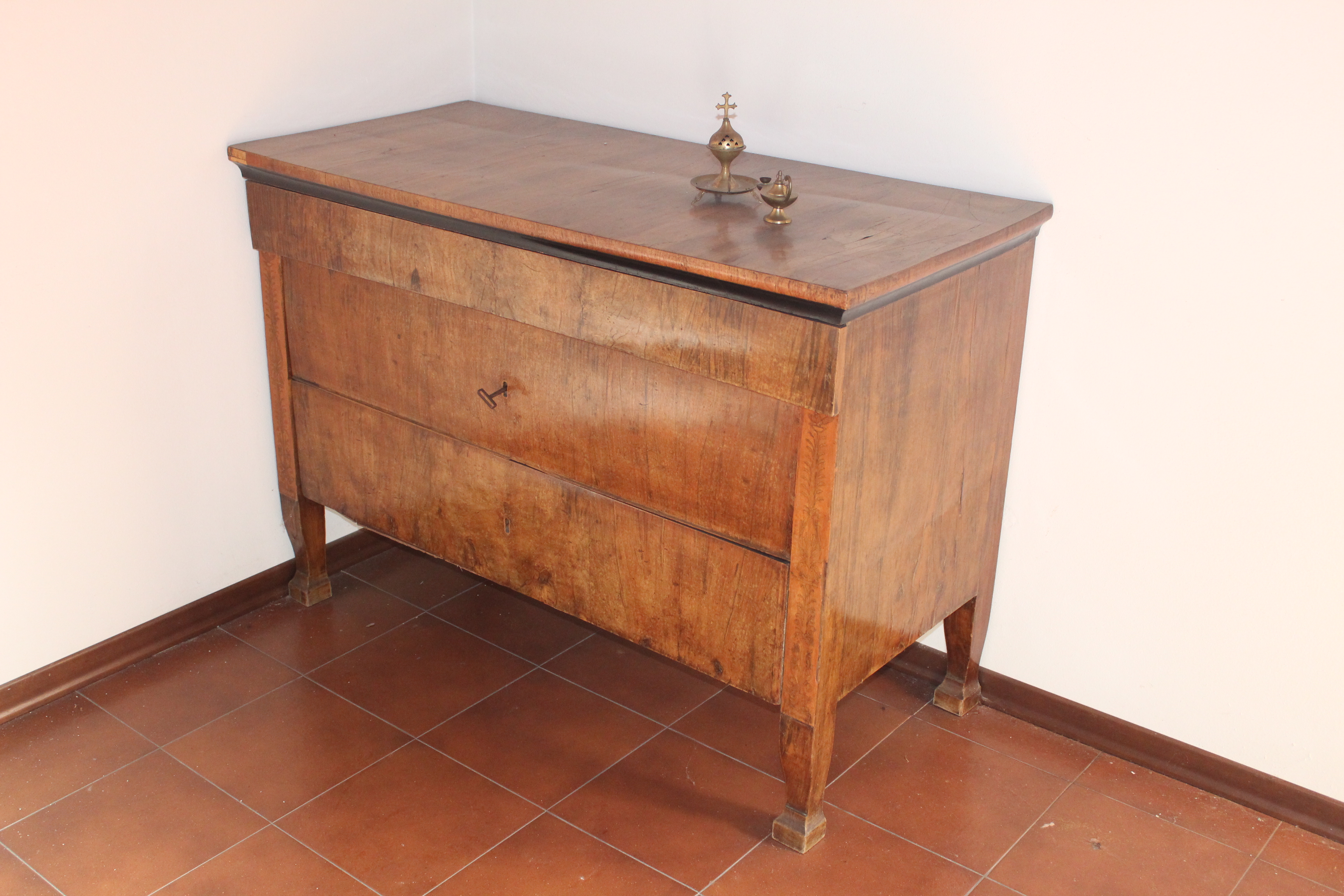 cassettone, coppia - bottega romagnola (prima metà XIX)