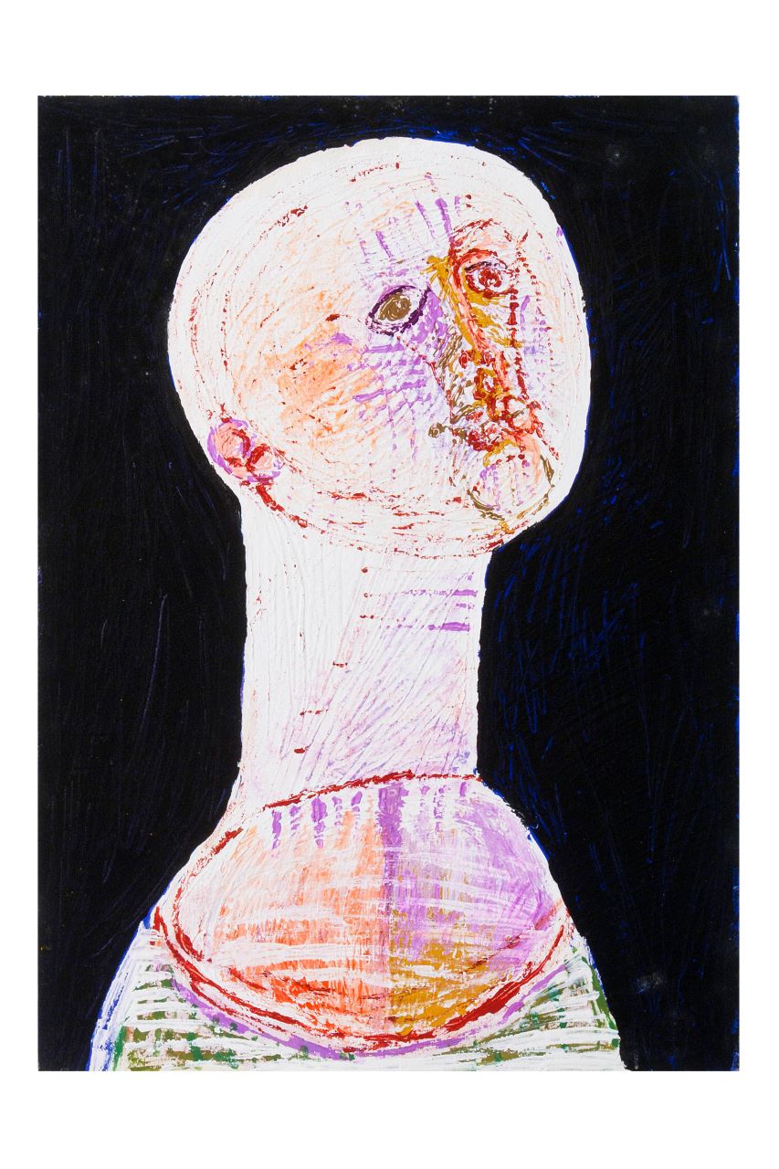 Senza titolo, figura (dipinto, opera isolata) di Scialoja Toti - ambito italiano (metà XX)