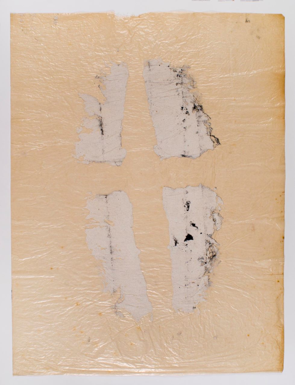 Senza titolo, composizione astratta (dipinto, opera isolata) di Scialoja Toti - ambito italiano (metà XX)