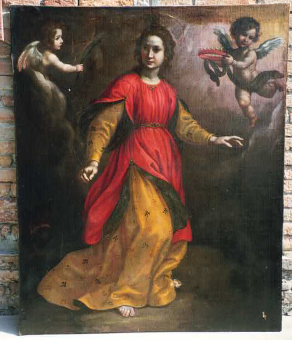 Santa Margherita d'Antiochia (dipinto) - ambito mantovano (secondo quarto XVII)