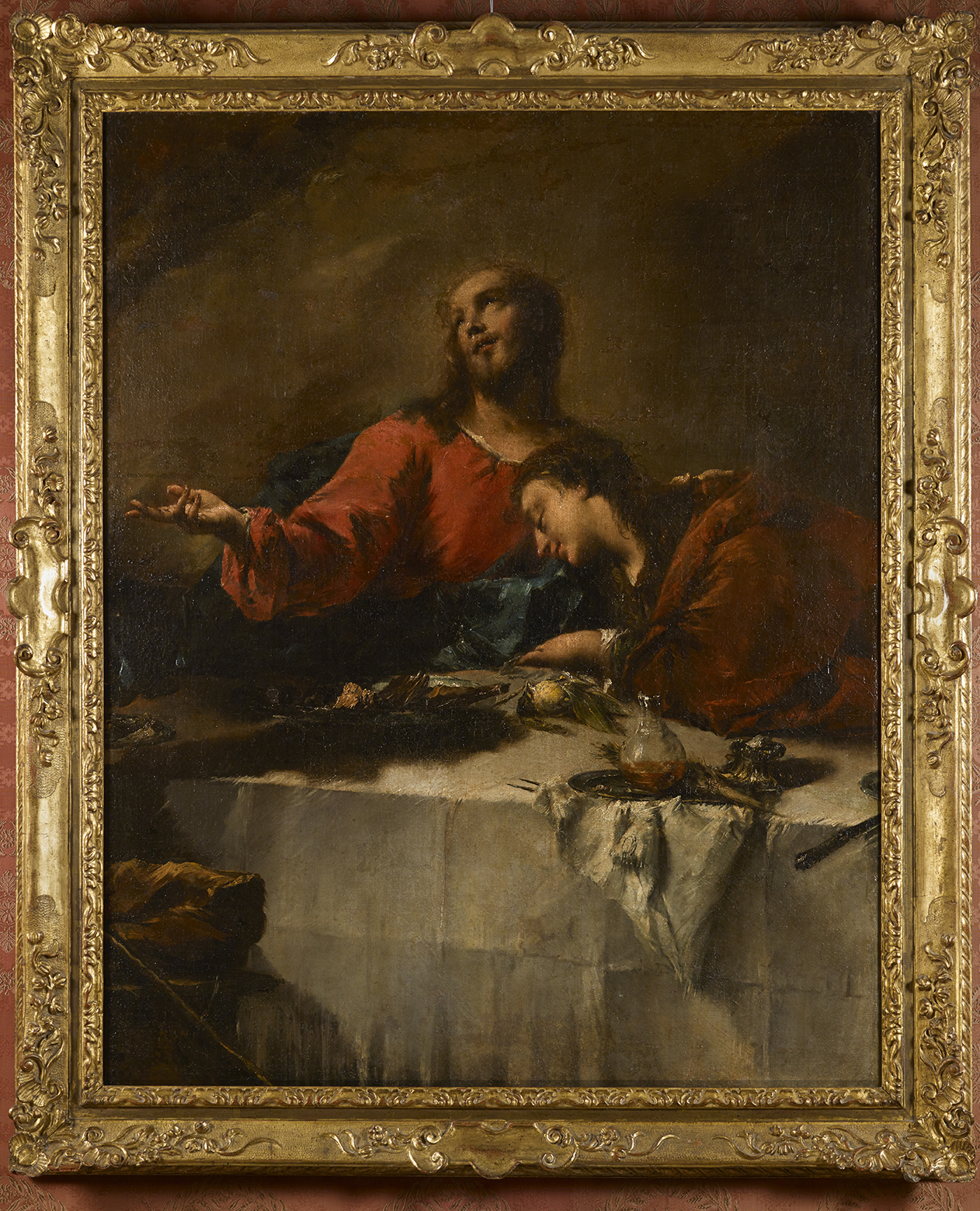 Cristo e S. Giovanni nell'Ultima Cena, Ultima Cena (dipinto) di Guardi, Gianantonio (prima metà XVIII)