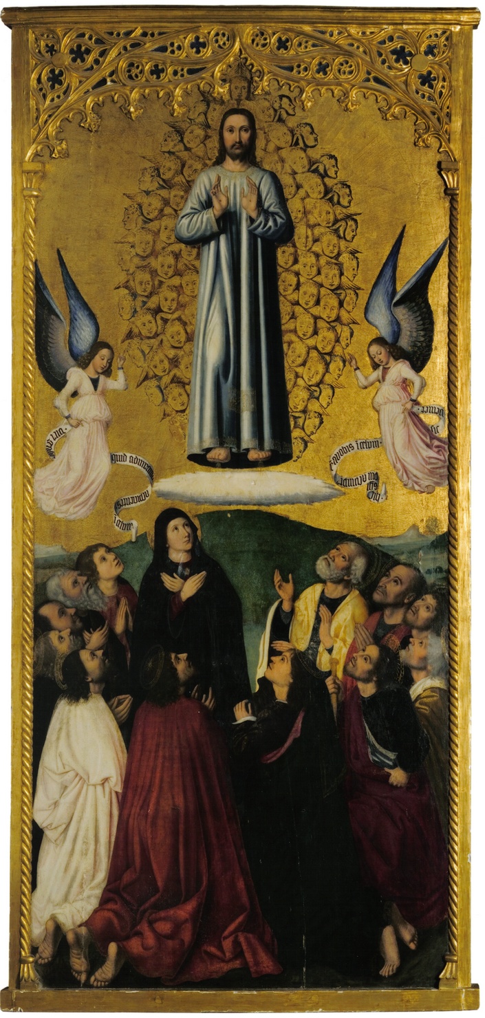 ascensione di Cristo (dipinto, opera isolata) di Brea Ludovico (seconda metà XV)