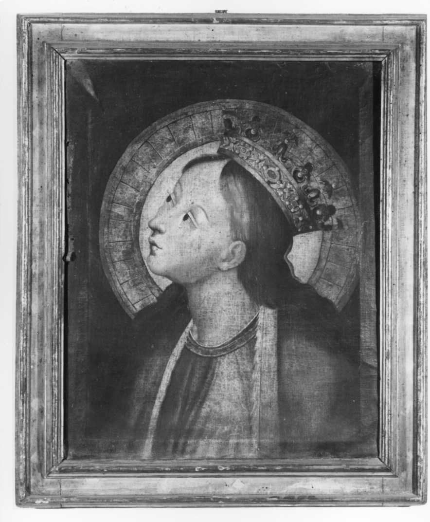 Madonna annunciata (dipinto) - ambito emiliano-romagnolo (seconda metà sec. XVI)
