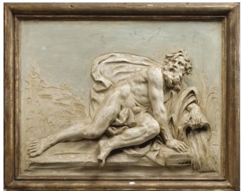 Un fiume (bassorilievo, serie) di Ignazio Collino (attribuito) (seconda metà XVIII)