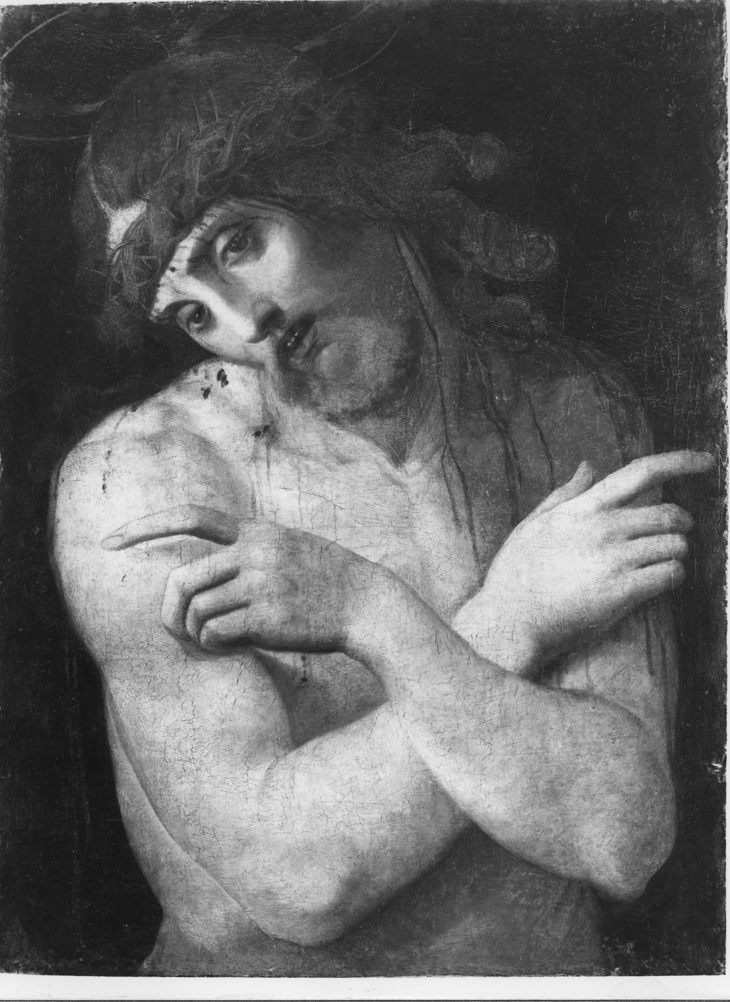 Ecce homo (dipinto, opera isolata) di Reni Guido (attribuito) (XVI)