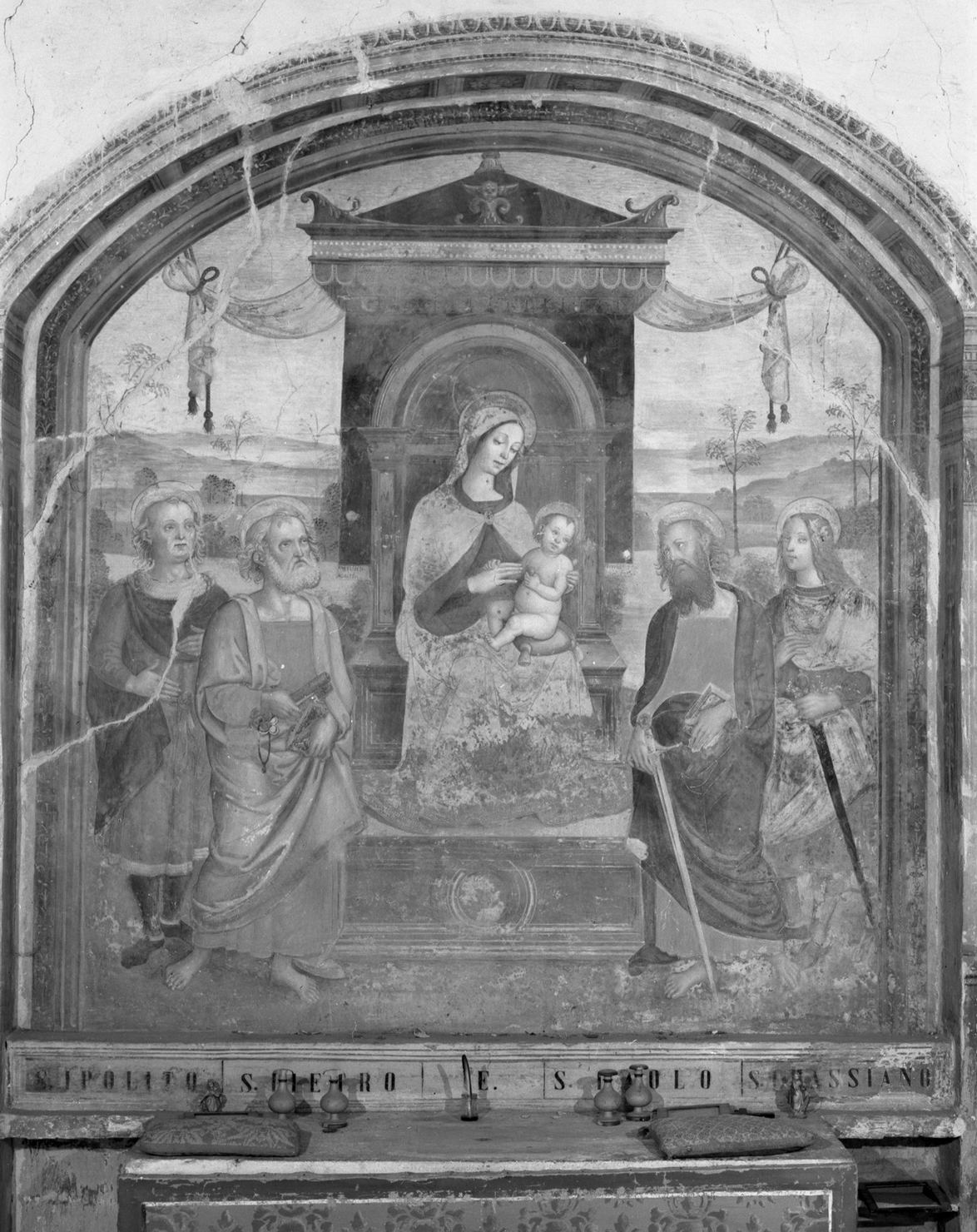 dipinto, complesso decorativo di Pacchiarotti Giacomo (XVI)