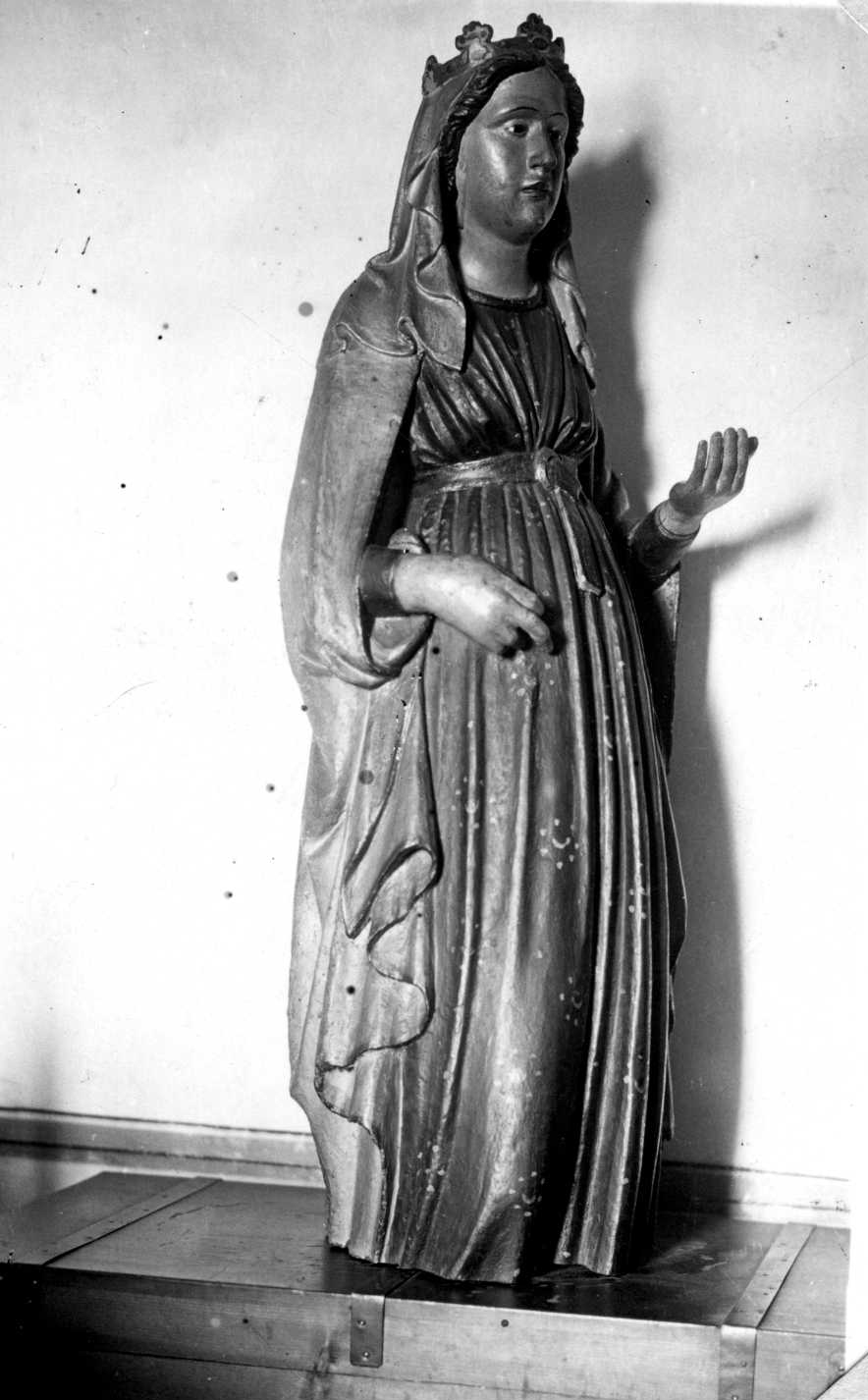 Santa Caterina d'Alessandria (statua, opera isolata) di Francesco di Valdambrino (fine XIV)