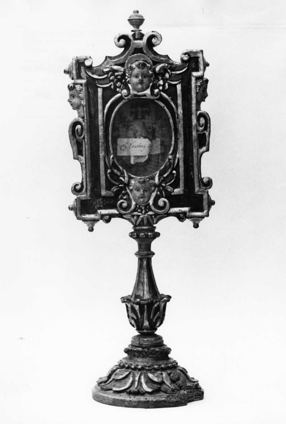 reliquiario, opera isolata - bottega Italia centro-meridionale (sec. XVII)