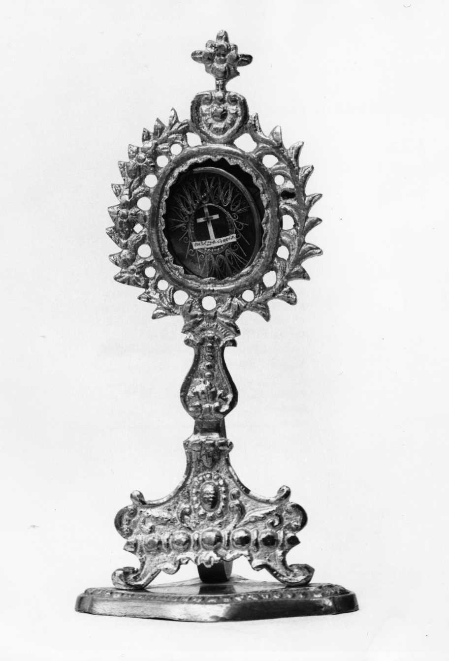 reliquiario, opera isolata - bottega Italia centro-meridionale (sec. XIX)