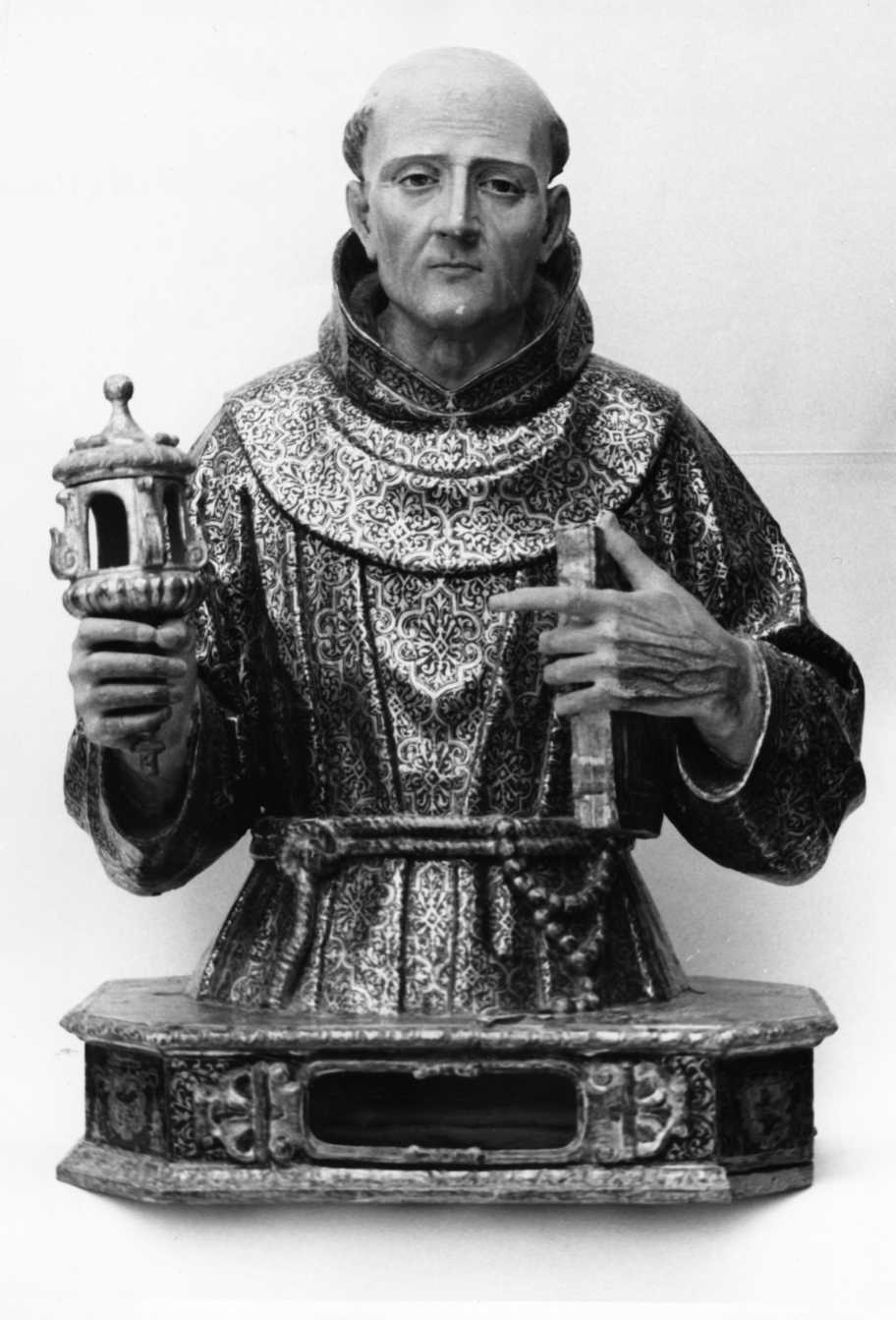 reliquiario - a busto - bottega Italia centro-meridionale (sec. XVII)