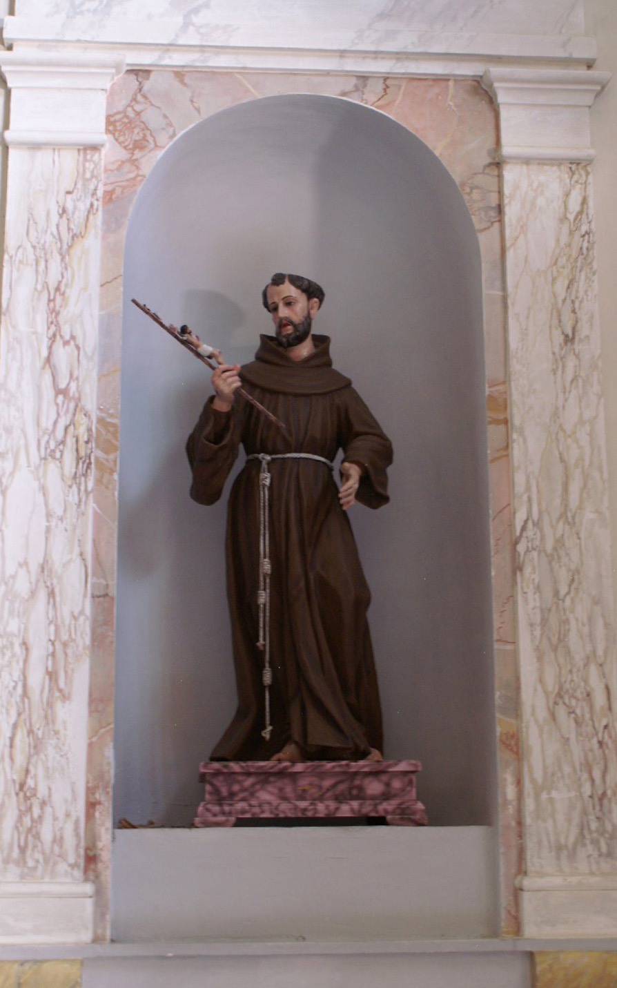 San Francesco (statua, opera isolata) - bottega Italia centro-meridionale (prima metà sec. XX)