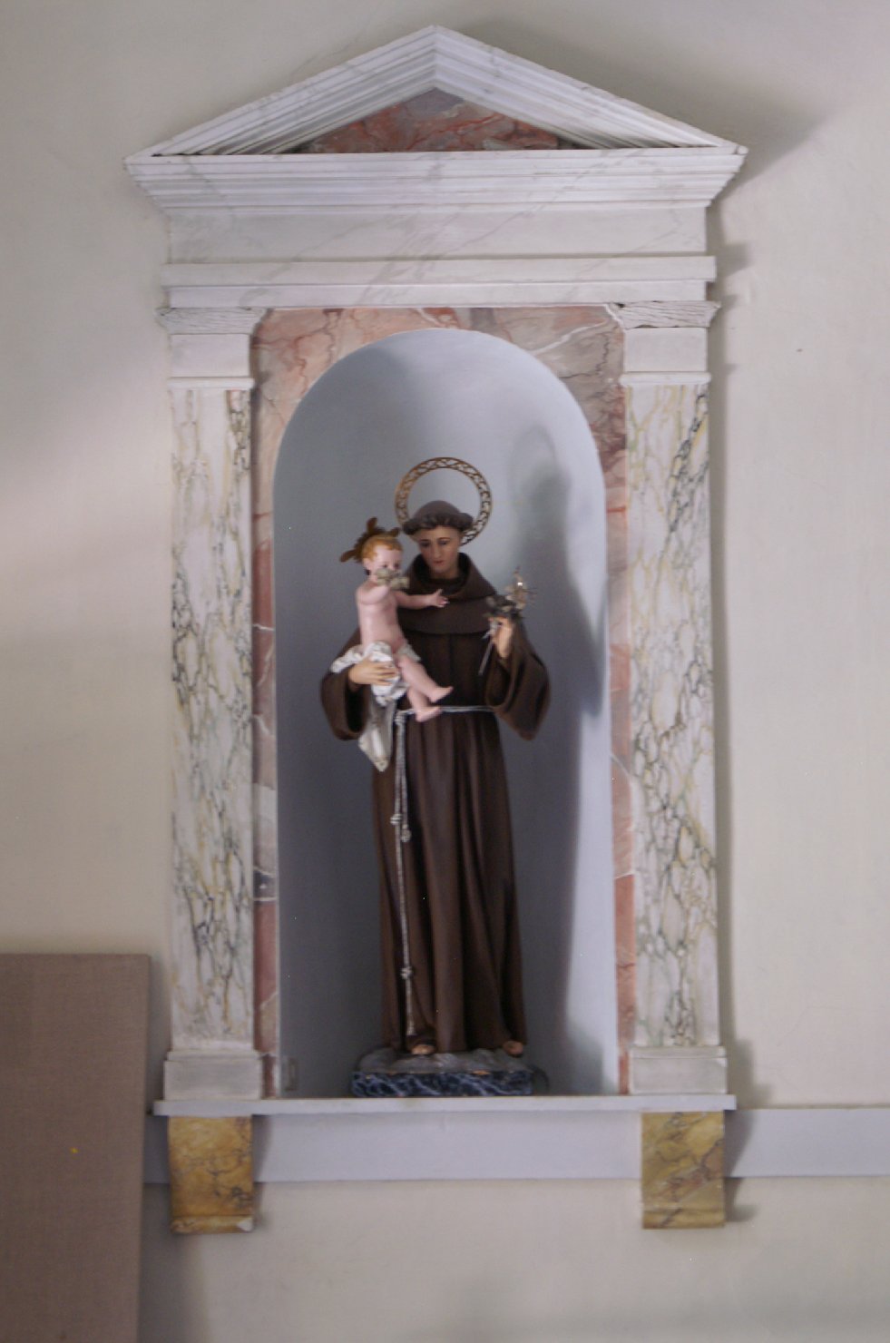 Sant'Antonio da Padova (statua, opera isolata) - bottega Italia centro-meridionale (prima metà sec. XX)