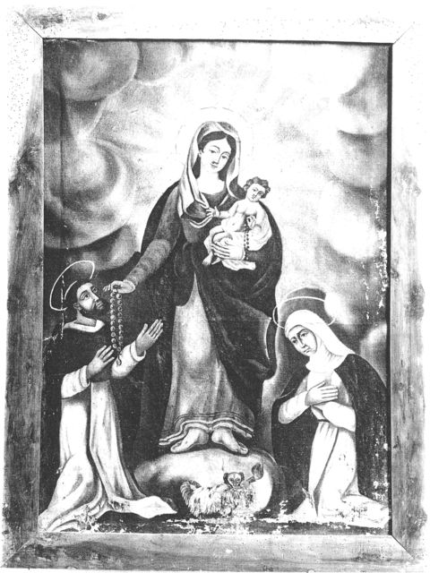 Madonna del Rosario (dipinto) - ambito molisano (fine/ inizio secc. XVII/ XVIII)
